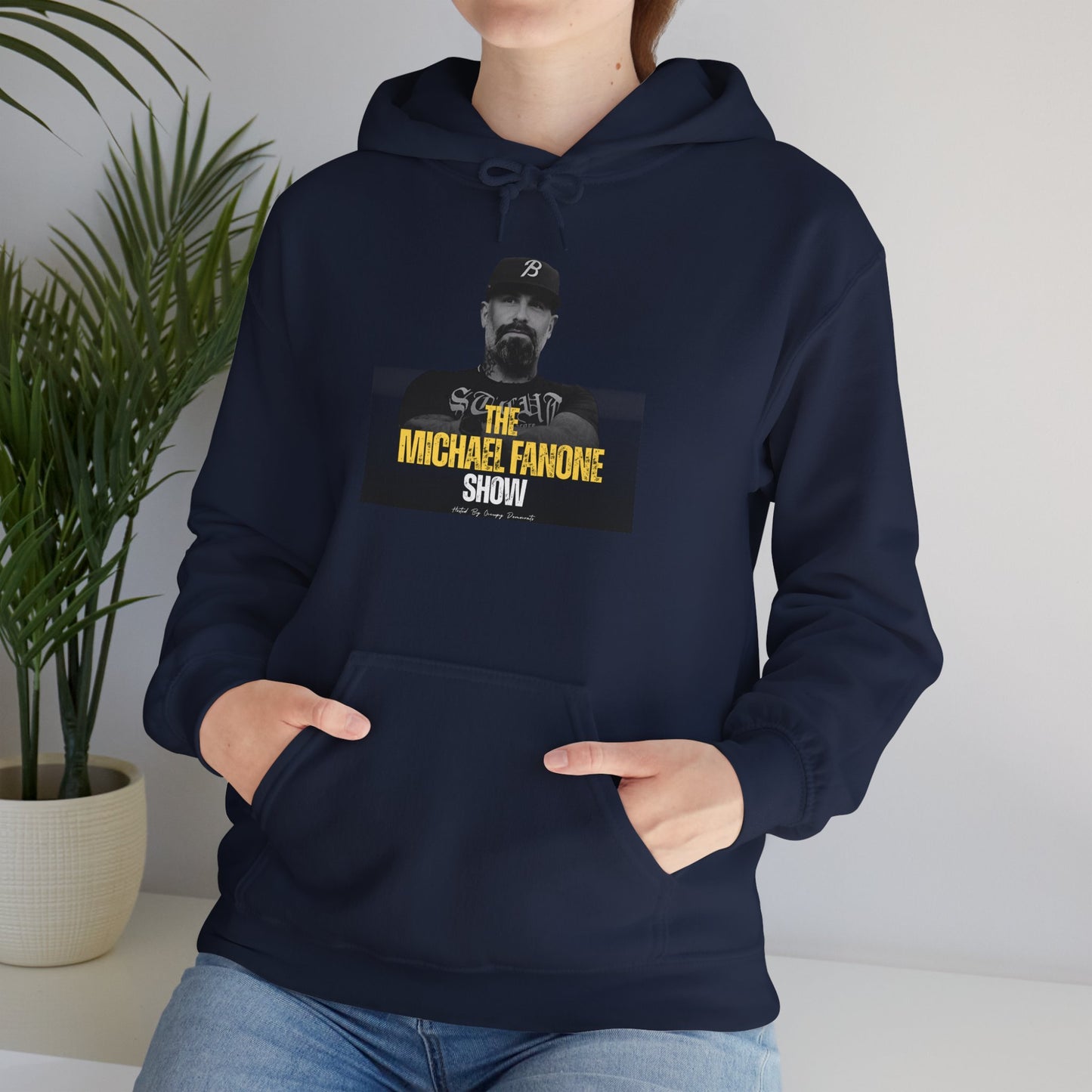 Michael Fanone Show Hoodie, Unisex Heavy Blend Sweatshirt, Cozy Gift for Fans, Comfortable Casual Wear, Perfect for Shows, Events