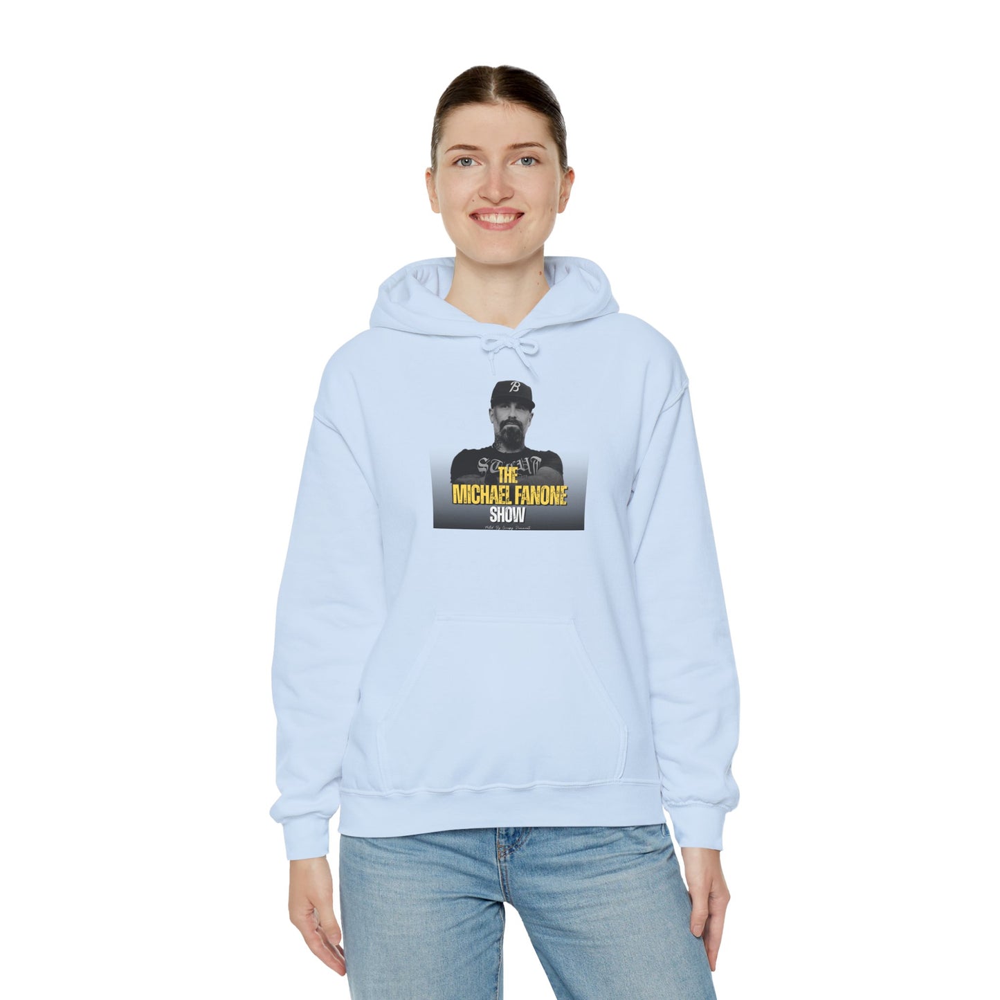 Michael Fanone Show Hoodie, Unisex Heavy Blend Sweatshirt, Cozy Gift for Fans, Comfortable Casual Wear, Perfect for Shows, Events