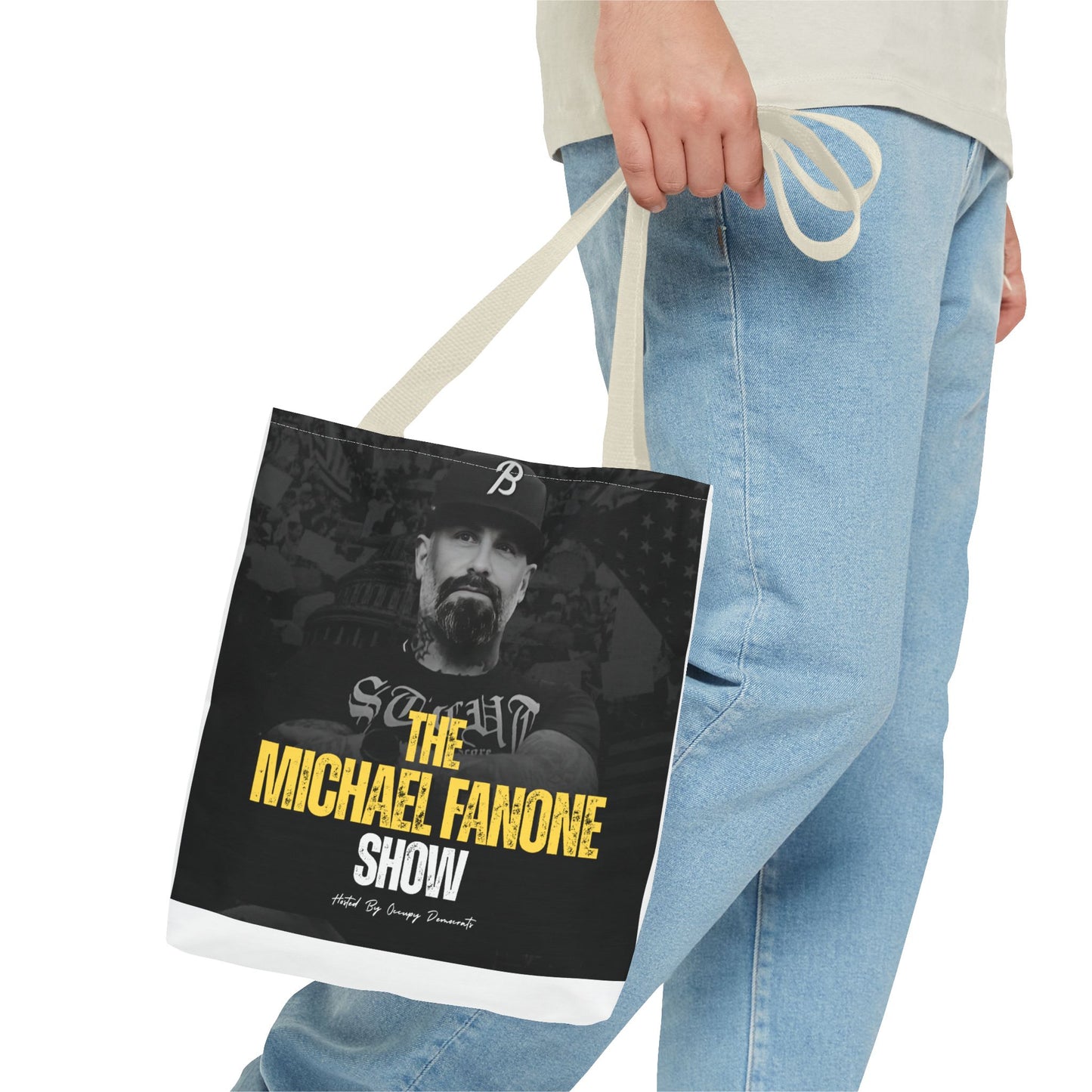 Michael Fanone Show Tote Bag | Stylish Shopping Bag, Gift for Fans, Reusable Grocery Tote, Lightweight Carryall, Unique Merchandise