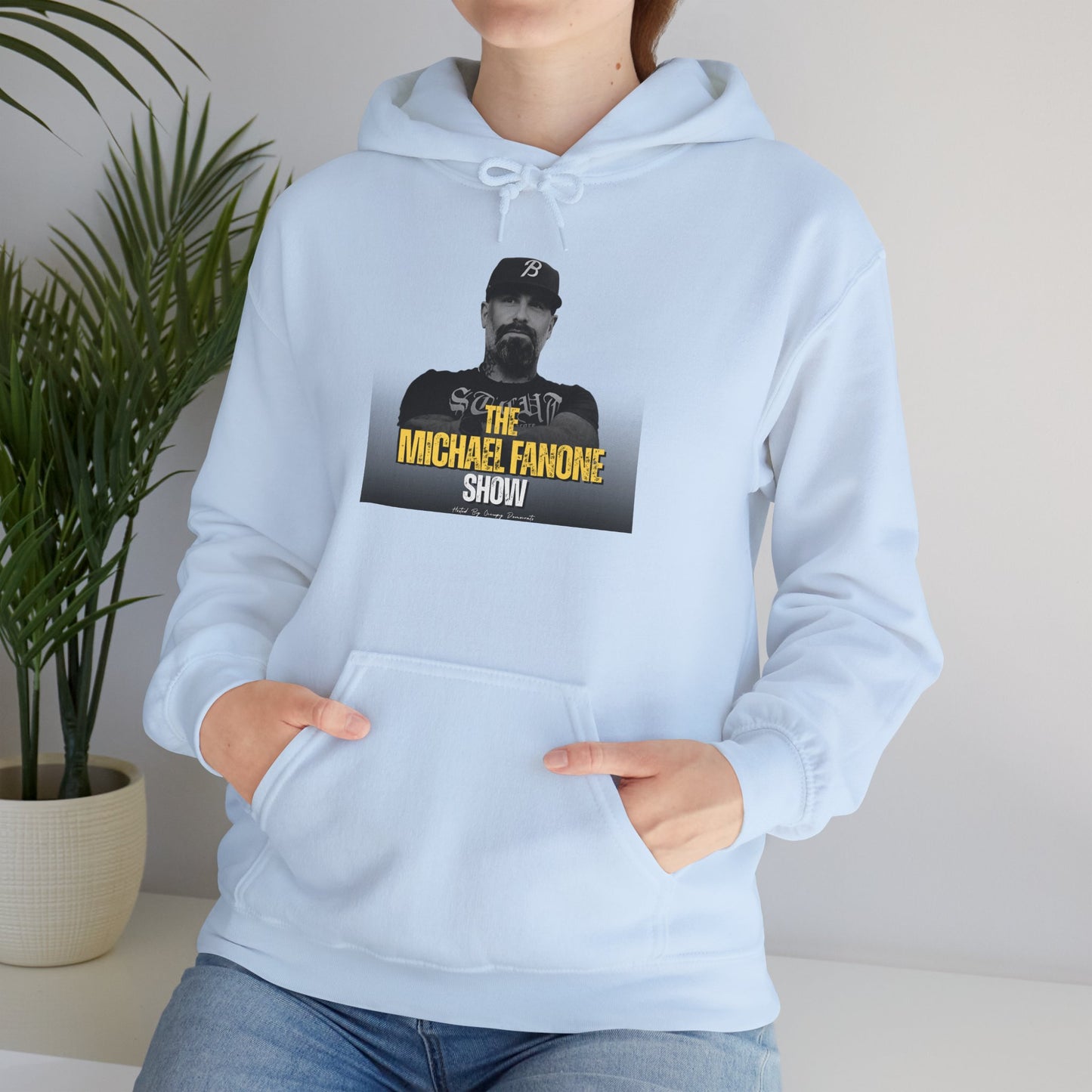Michael Fanone Show Hoodie, Unisex Heavy Blend Sweatshirt, Cozy Gift for Fans, Comfortable Casual Wear, Perfect for Shows, Events
