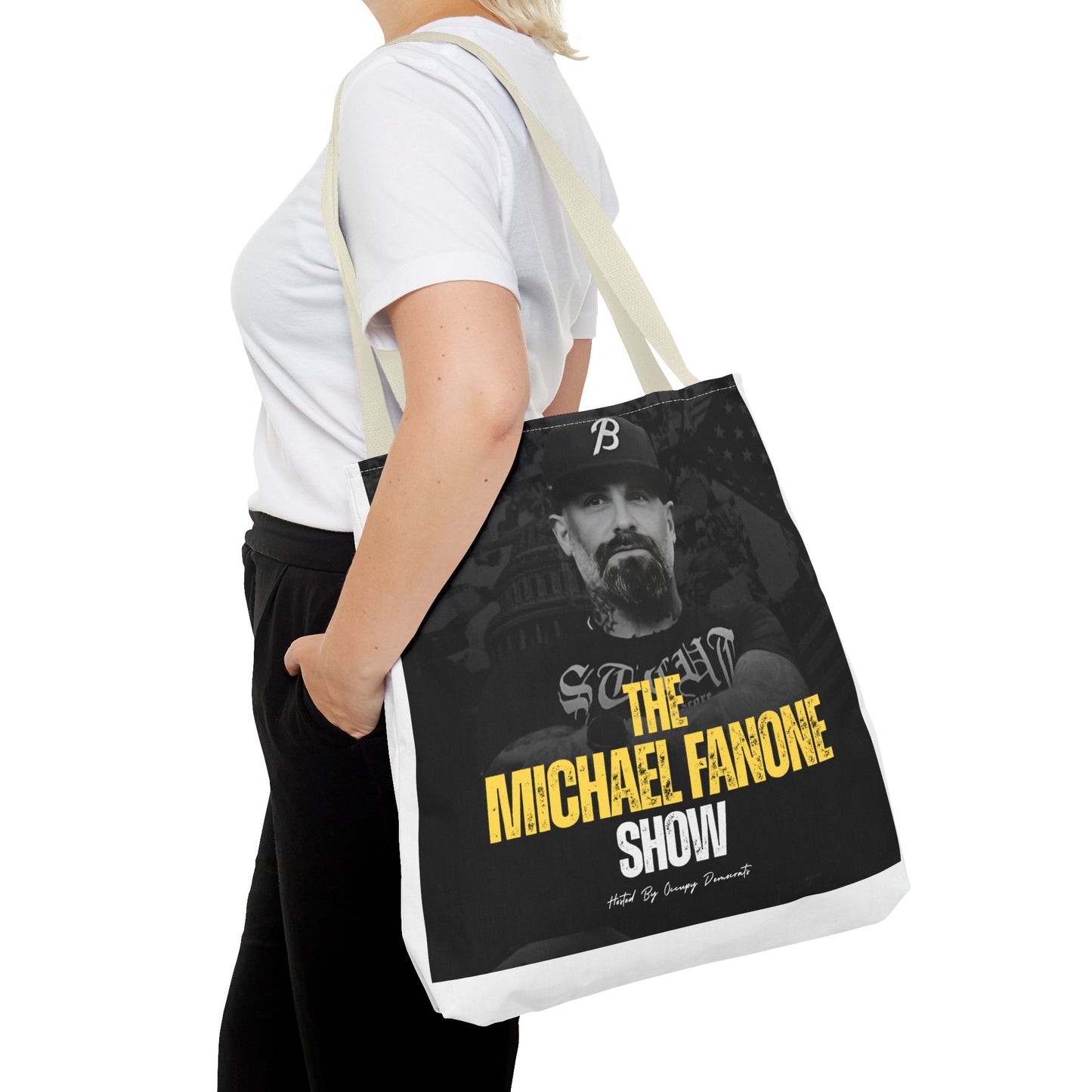 Michael Fanone Show Tote Bag | Stylish Shopping Bag, Gift for Fans, Reusable Grocery Tote, Lightweight Carryall, Unique Merchandise