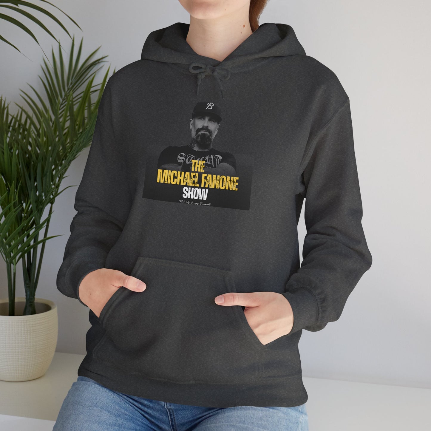 Michael Fanone Show Hoodie, Unisex Heavy Blend Sweatshirt, Cozy Gift for Fans, Comfortable Casual Wear, Perfect for Shows, Events