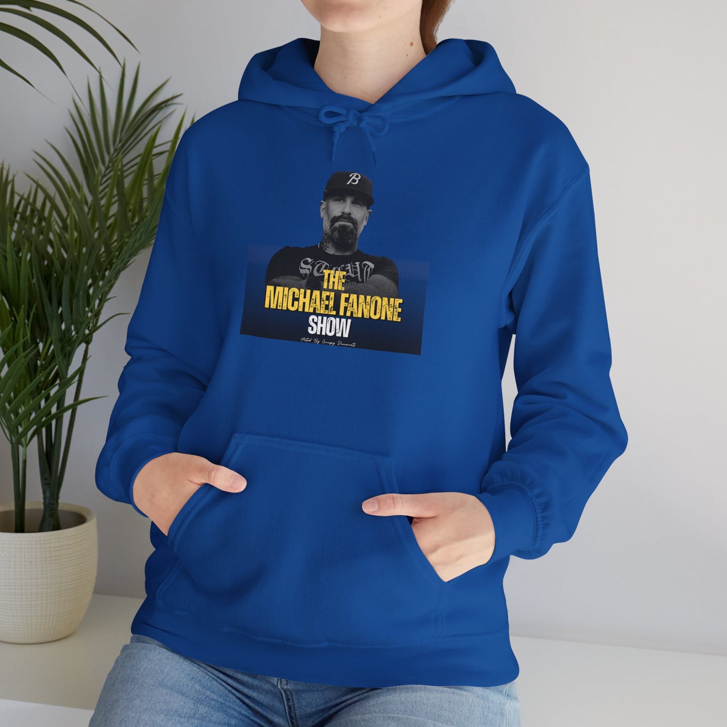 Michael Fanone Show Hoodie, Unisex Heavy Blend Sweatshirt, Cozy Gift for Fans, Comfortable Casual Wear, Perfect for Shows, Events