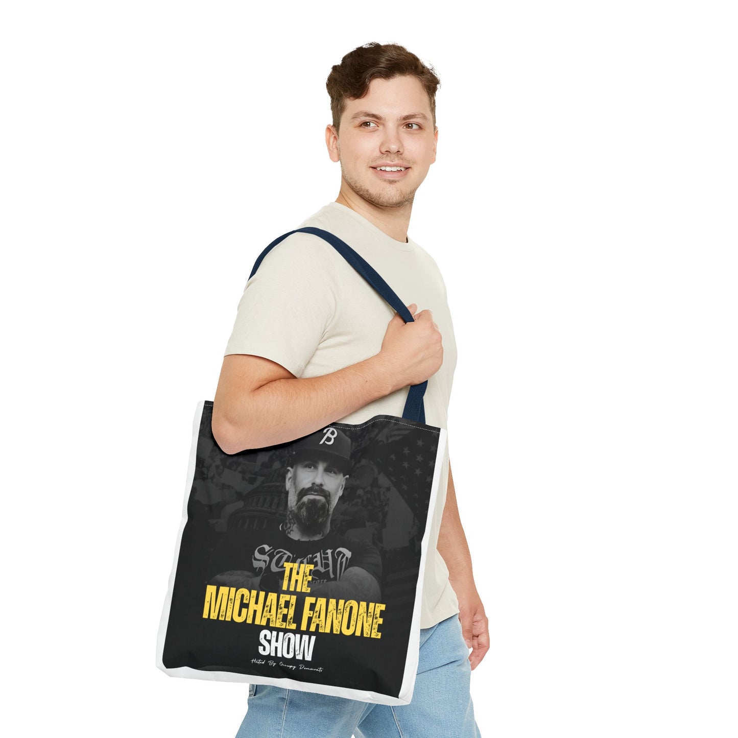 Michael Fanone Show Tote Bag | Stylish Shopping Bag, Gift for Fans, Reusable Grocery Tote, Lightweight Carryall, Unique Merchandise