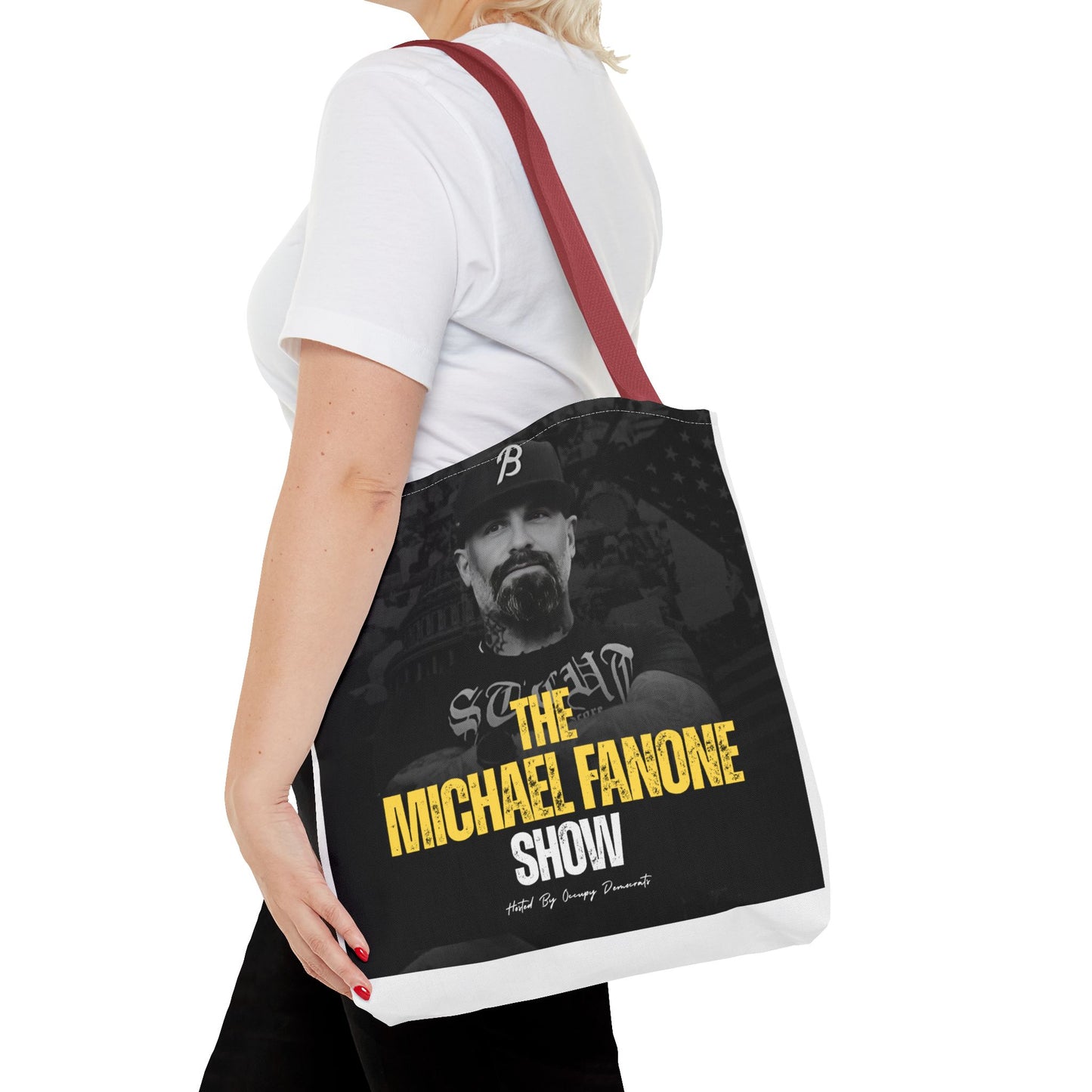 Michael Fanone Show Tote Bag | Stylish Shopping Bag, Gift for Fans, Reusable Grocery Tote, Lightweight Carryall, Unique Merchandise
