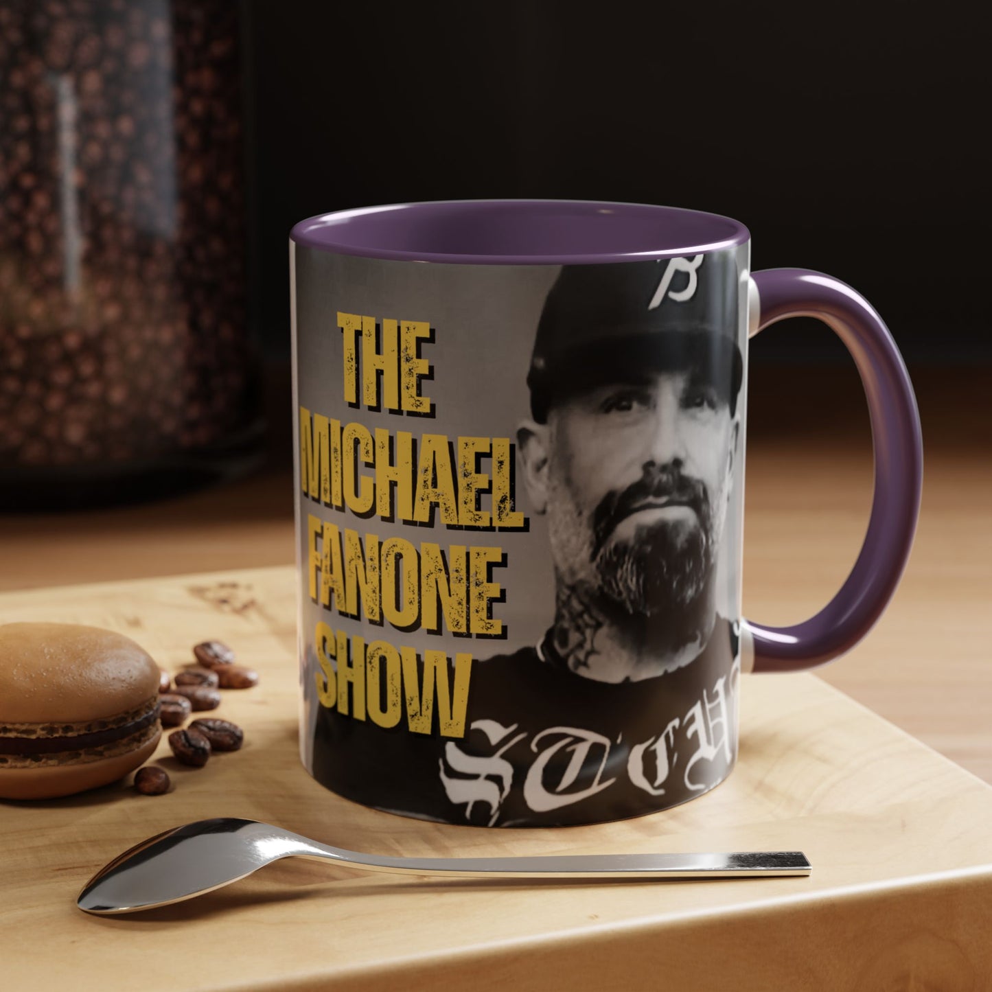 “Thank You—But F**k You For Being There” Accent Mug | Michael Fanone One-Liners (11/15 oz)