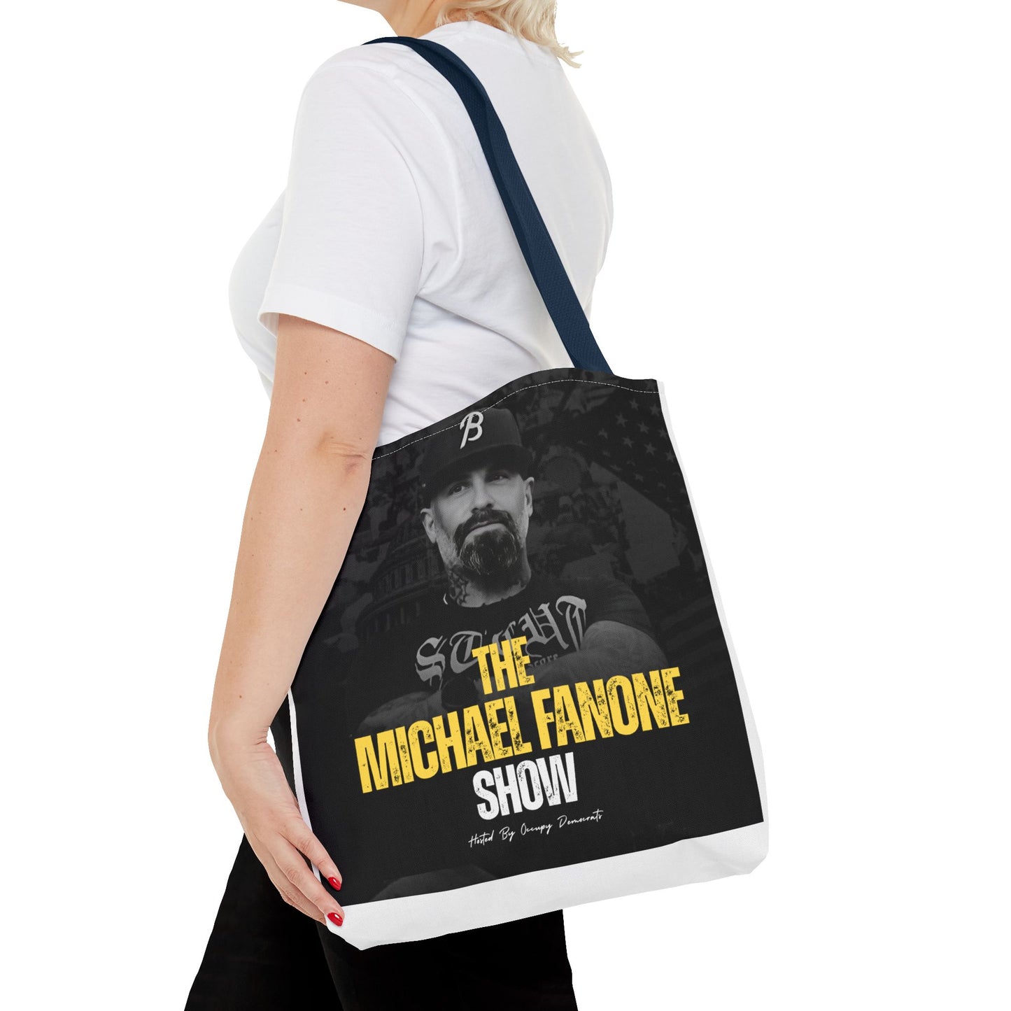 Michael Fanone Show Tote Bag | Stylish Shopping Bag, Gift for Fans, Reusable Grocery Tote, Lightweight Carryall, Unique Merchandise
