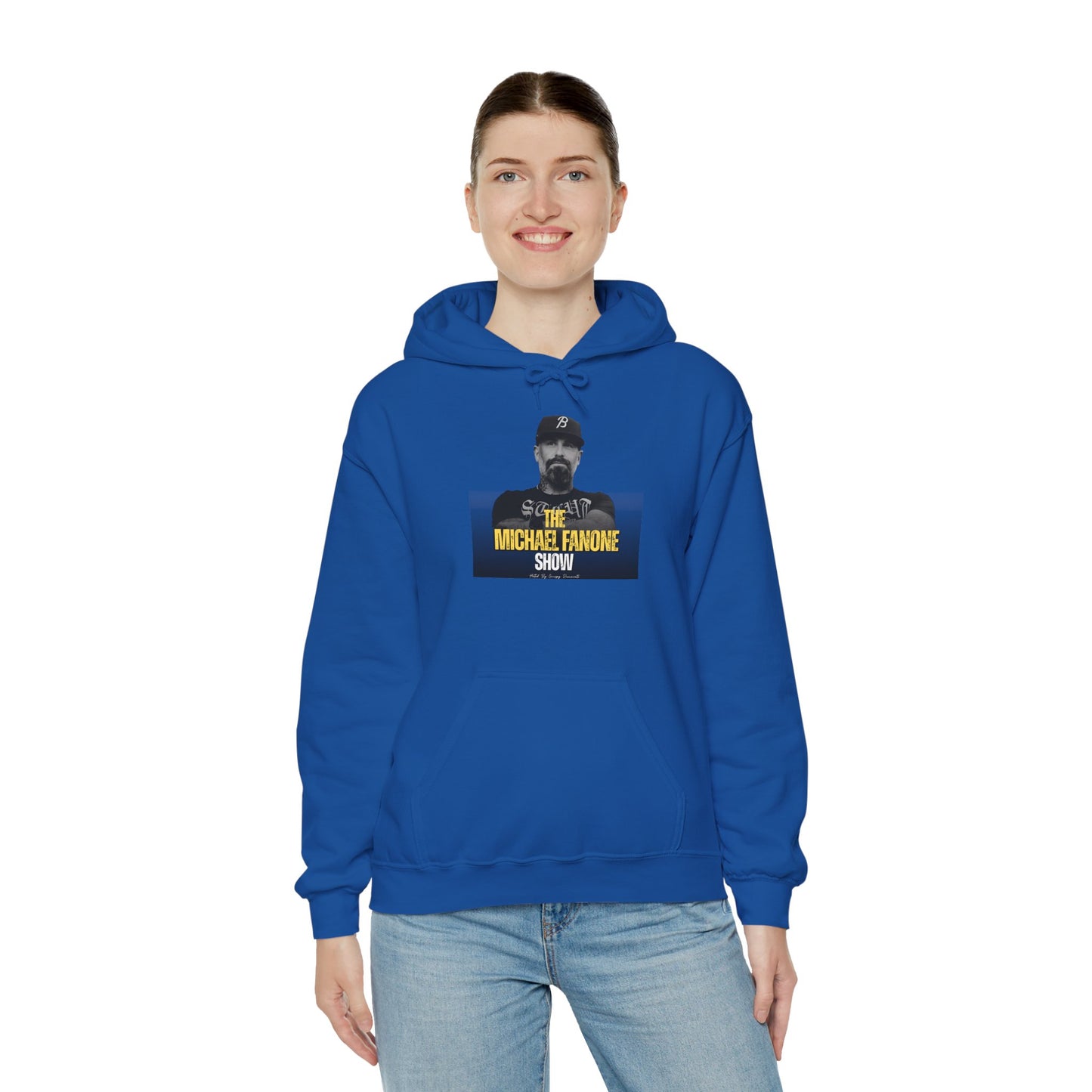 Michael Fanone Show Hoodie, Unisex Heavy Blend Sweatshirt, Cozy Gift for Fans, Comfortable Casual Wear, Perfect for Shows, Events