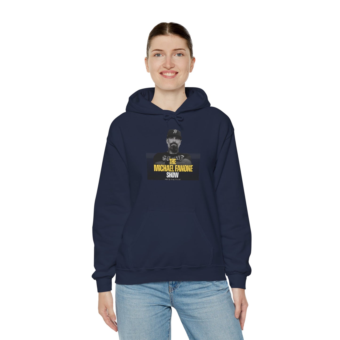 Michael Fanone Show Hoodie, Unisex Heavy Blend Sweatshirt, Cozy Gift for Fans, Comfortable Casual Wear, Perfect for Shows, Events