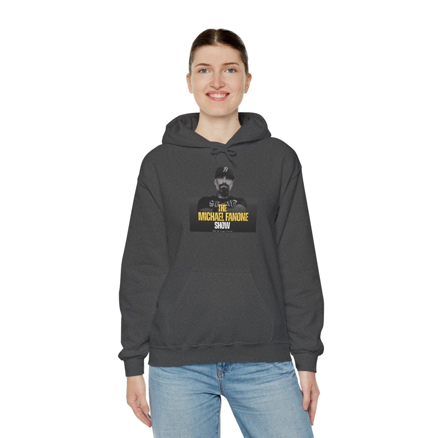Michael Fanone Show Hoodie, Unisex Heavy Blend Sweatshirt, Cozy Gift for Fans, Comfortable Casual Wear, Perfect for Shows, Events