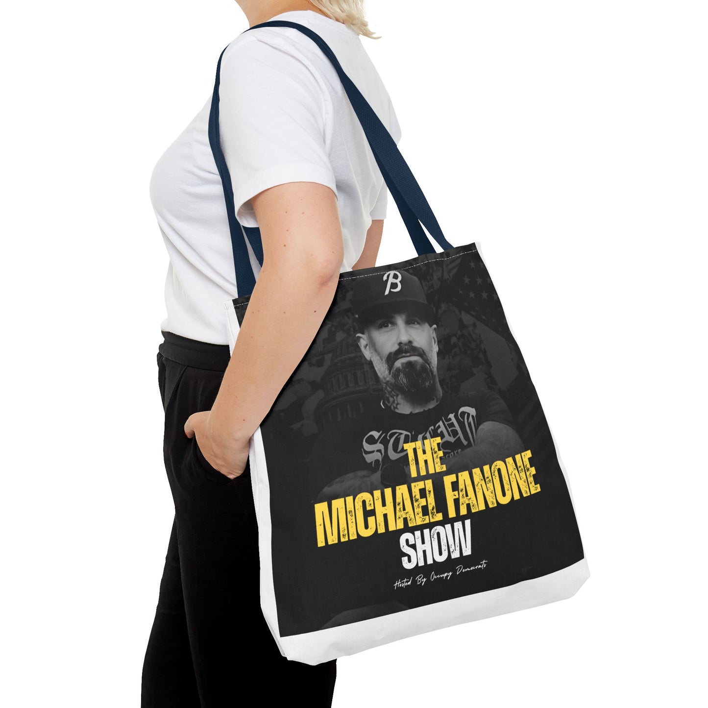 Michael Fanone Show Tote Bag | Stylish Shopping Bag, Gift for Fans, Reusable Grocery Tote, Lightweight Carryall, Unique Merchandise
