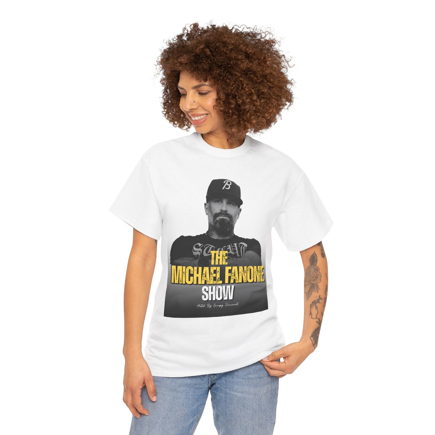 Michael Fanone Show Tee, Graphic T-Shirt, Casual Wear, Gift for Fans, Unisex Cotton T-Shirt, Everyday Apparel