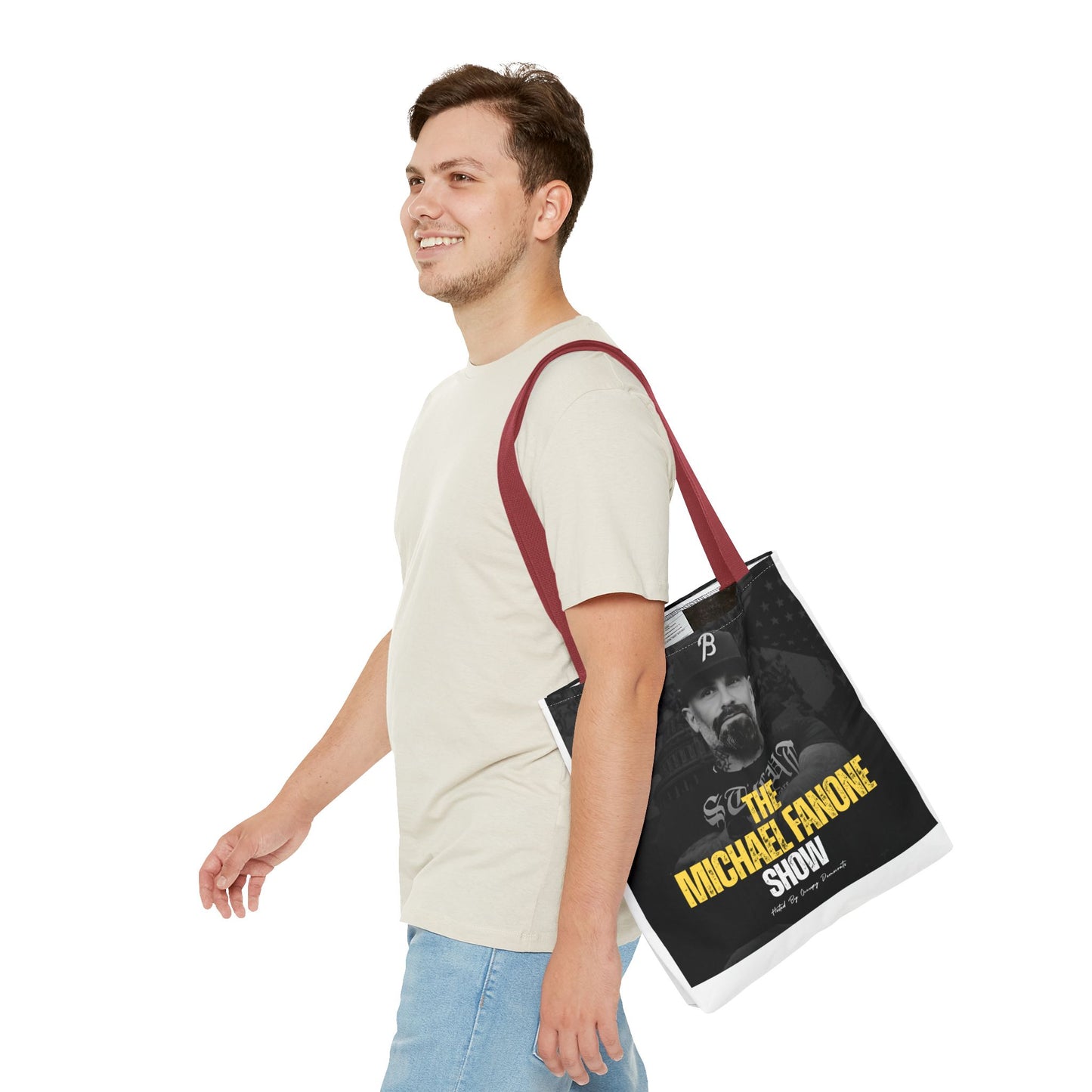 Michael Fanone Show Tote Bag | Stylish Shopping Bag, Gift for Fans, Reusable Grocery Tote, Lightweight Carryall, Unique Merchandise