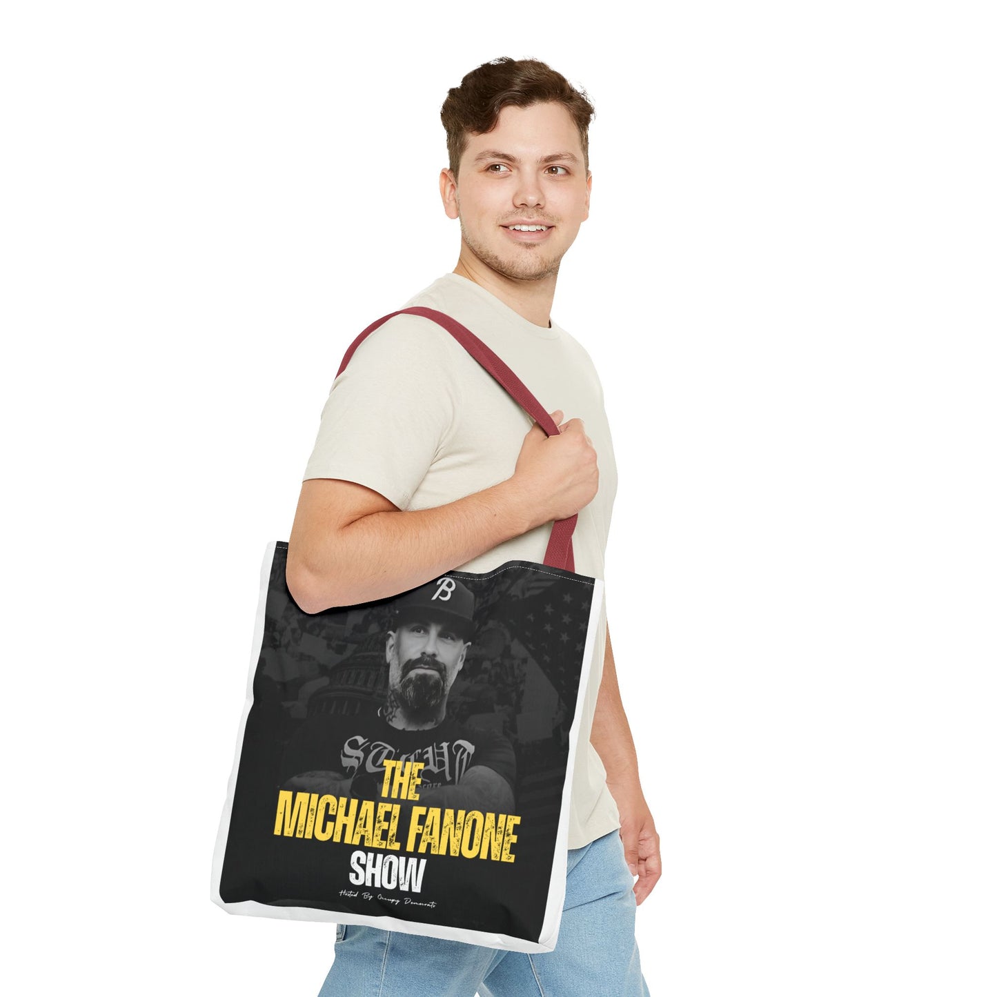 Michael Fanone Show Tote Bag | Stylish Shopping Bag, Gift for Fans, Reusable Grocery Tote, Lightweight Carryall, Unique Merchandise
