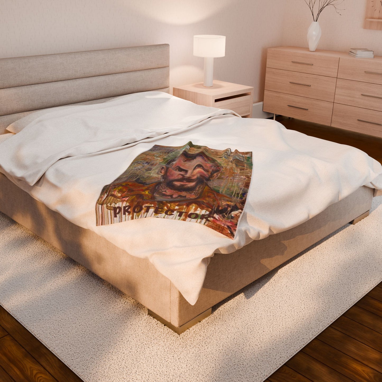 Protector Portrait Collector's Blanket | Joan Baez x Michael Fanone