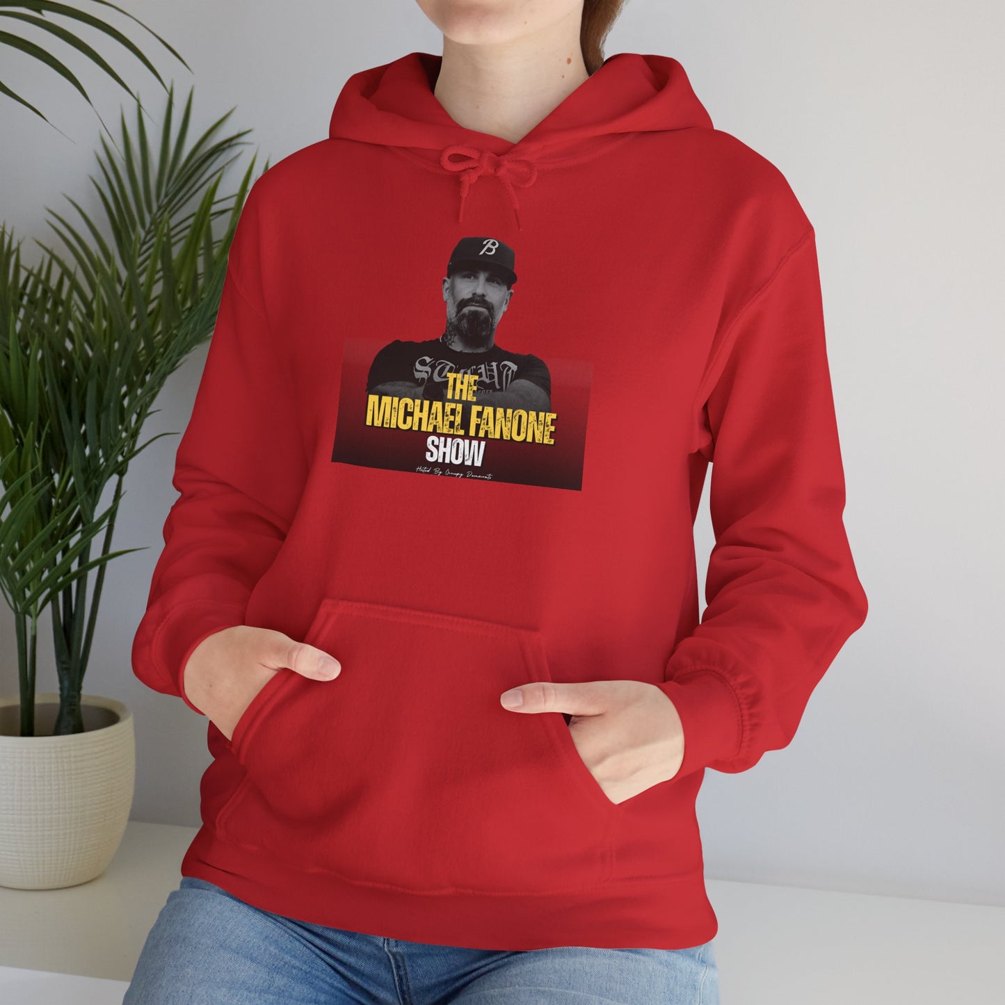 Michael Fanone Show Hoodie, Unisex Heavy Blend Sweatshirt, Cozy Gift for Fans, Comfortable Casual Wear, Perfect for Shows, Events