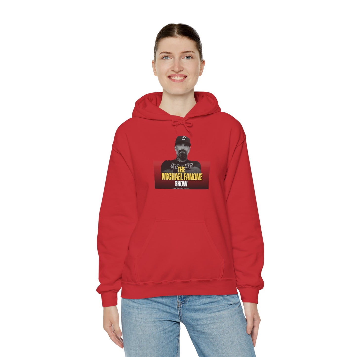 Michael Fanone Show Hoodie, Unisex Heavy Blend Sweatshirt, Cozy Gift for Fans, Comfortable Casual Wear, Perfect for Shows, Events