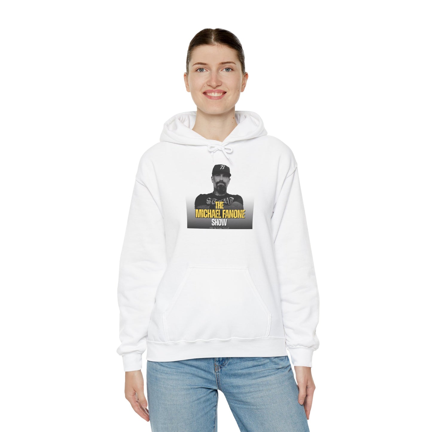 Michael Fanone Show Hoodie, Unisex Heavy Blend Sweatshirt, Cozy Gift for Fans, Comfortable Casual Wear, Perfect for Shows, Events