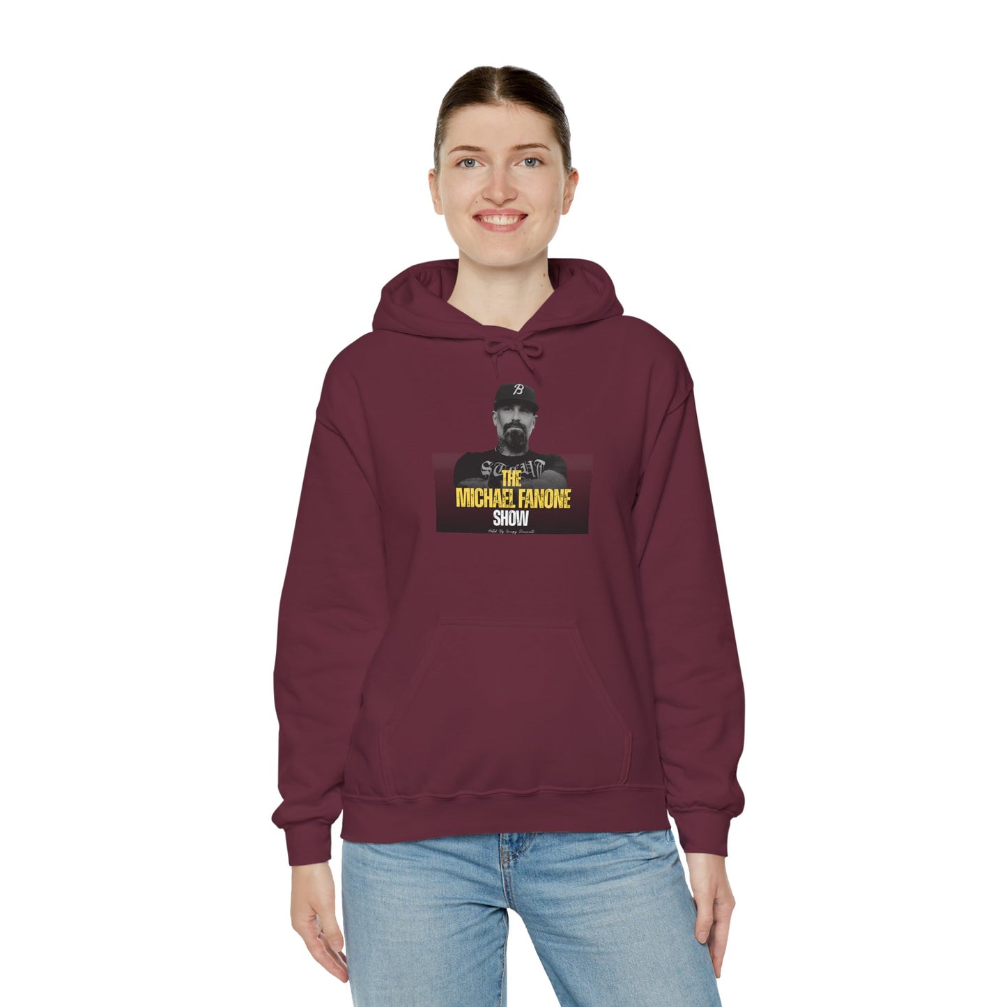 Michael Fanone Show Hoodie, Unisex Heavy Blend Sweatshirt, Cozy Gift for Fans, Comfortable Casual Wear, Perfect for Shows, Events