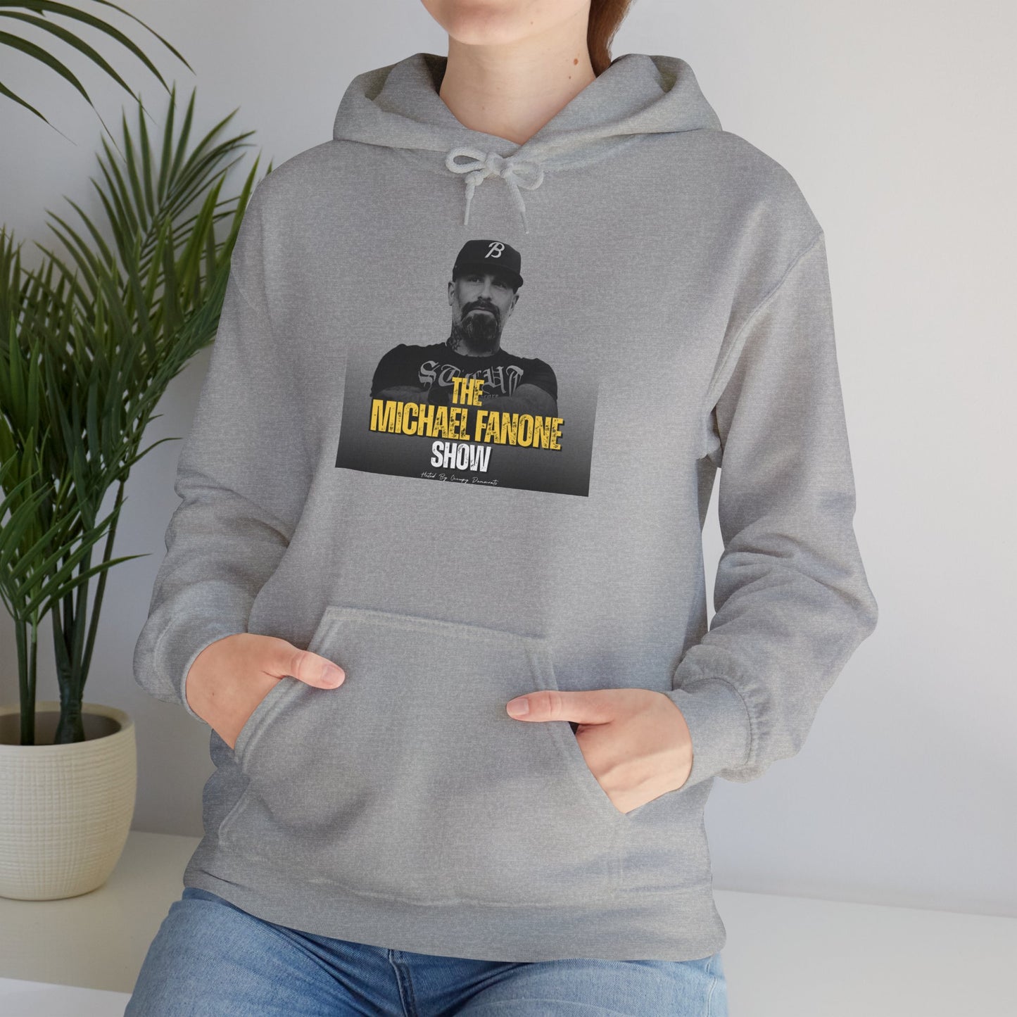 Michael Fanone Show Hoodie, Unisex Heavy Blend Sweatshirt, Cozy Gift for Fans, Comfortable Casual Wear, Perfect for Shows, Events