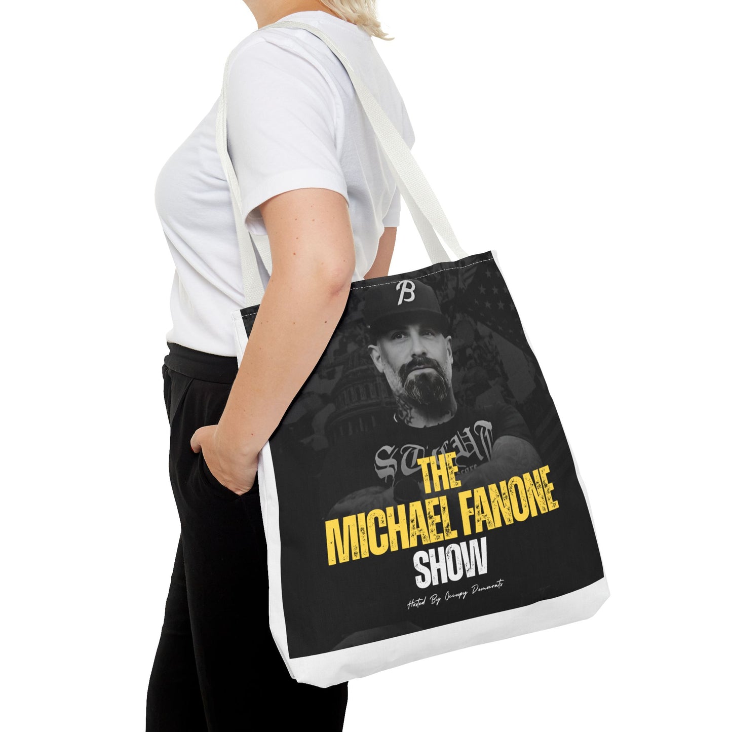 Michael Fanone Show Tote Bag | Stylish Shopping Bag, Gift for Fans, Reusable Grocery Tote, Lightweight Carryall, Unique Merchandise