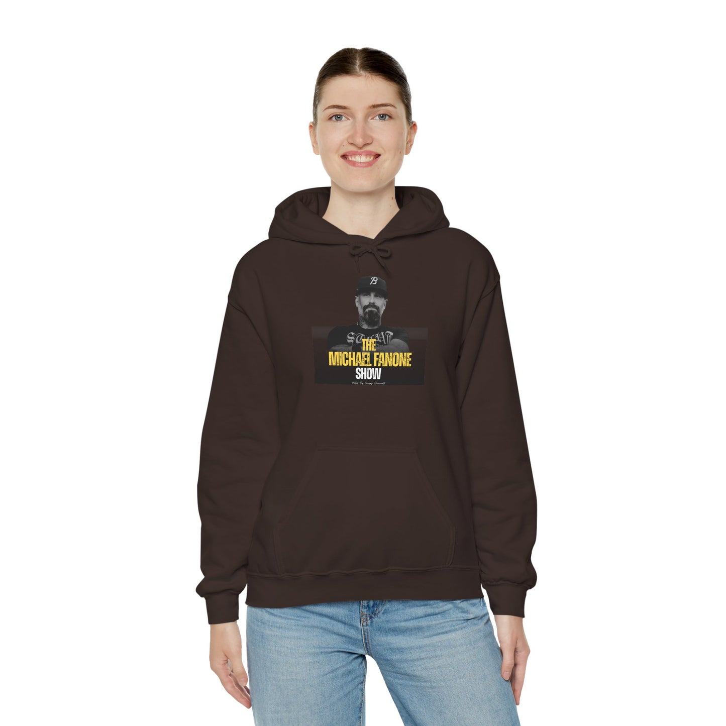 Michael Fanone Show Hoodie, Unisex Heavy Blend Sweatshirt, Cozy Gift for Fans, Comfortable Casual Wear, Perfect for Shows, Events