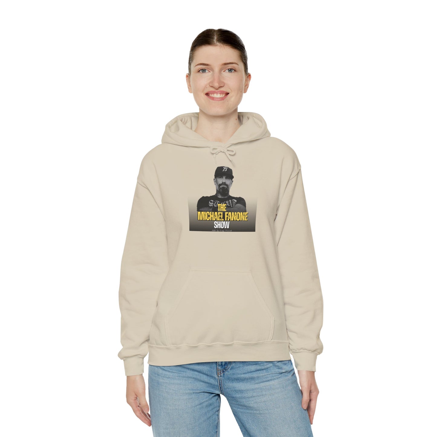 Michael Fanone Show Hoodie, Unisex Heavy Blend Sweatshirt, Cozy Gift for Fans, Comfortable Casual Wear, Perfect for Shows, Events