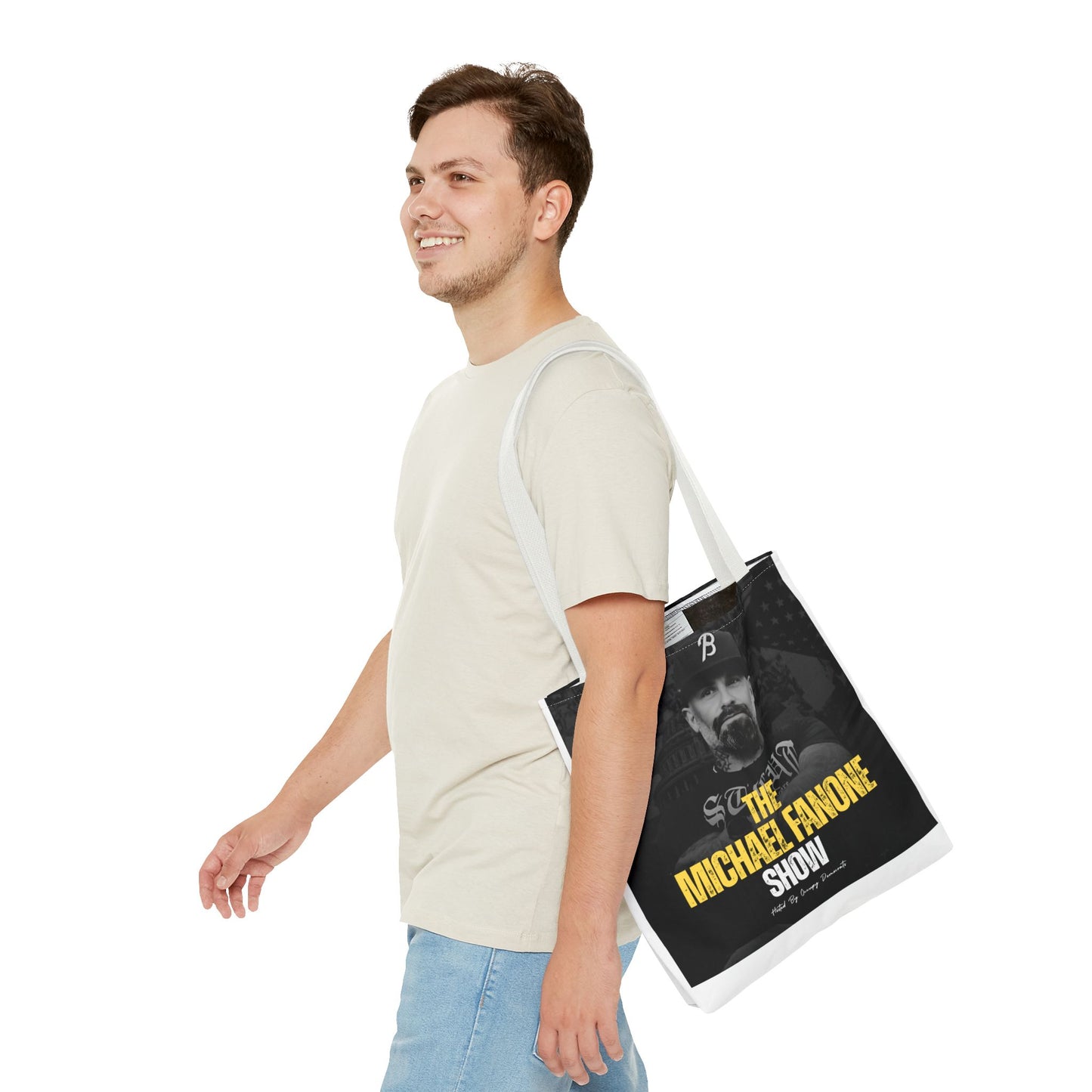 Michael Fanone Show Tote Bag | Stylish Shopping Bag, Gift for Fans, Reusable Grocery Tote, Lightweight Carryall, Unique Merchandise