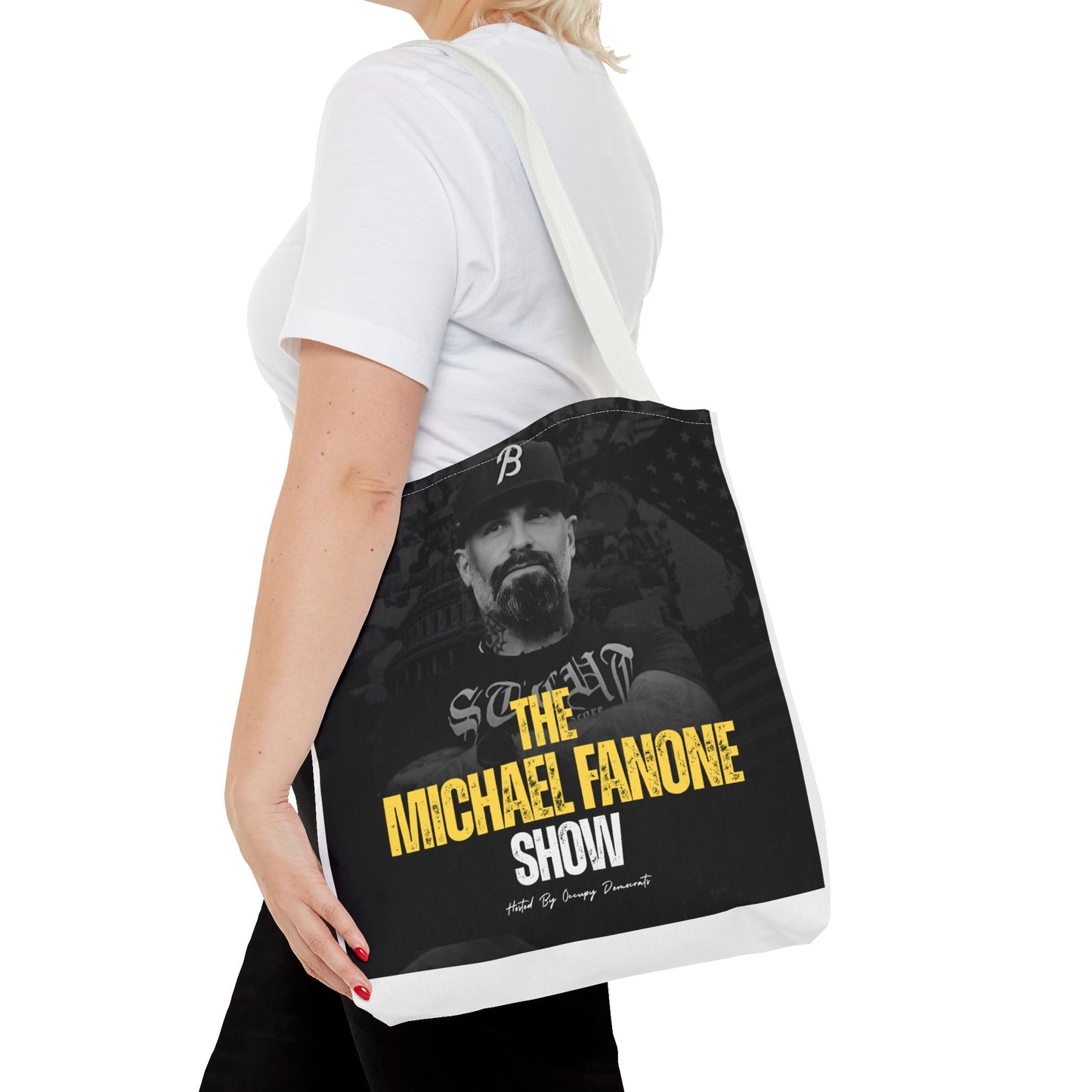 Michael Fanone Show Tote Bag | Stylish Shopping Bag, Gift for Fans, Reusable Grocery Tote, Lightweight Carryall, Unique Merchandise