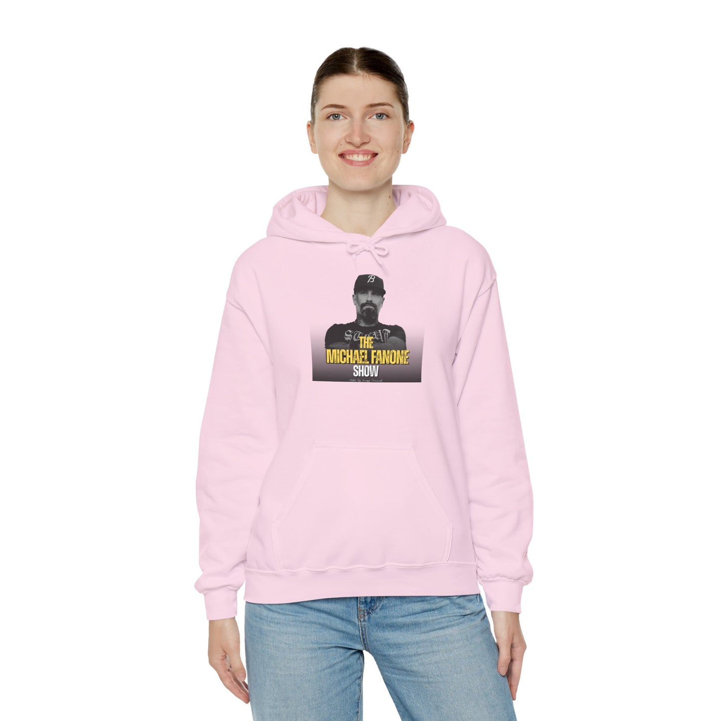 Michael Fanone Show Hoodie, Unisex Heavy Blend Sweatshirt, Cozy Gift for Fans, Comfortable Casual Wear, Perfect for Shows, Events