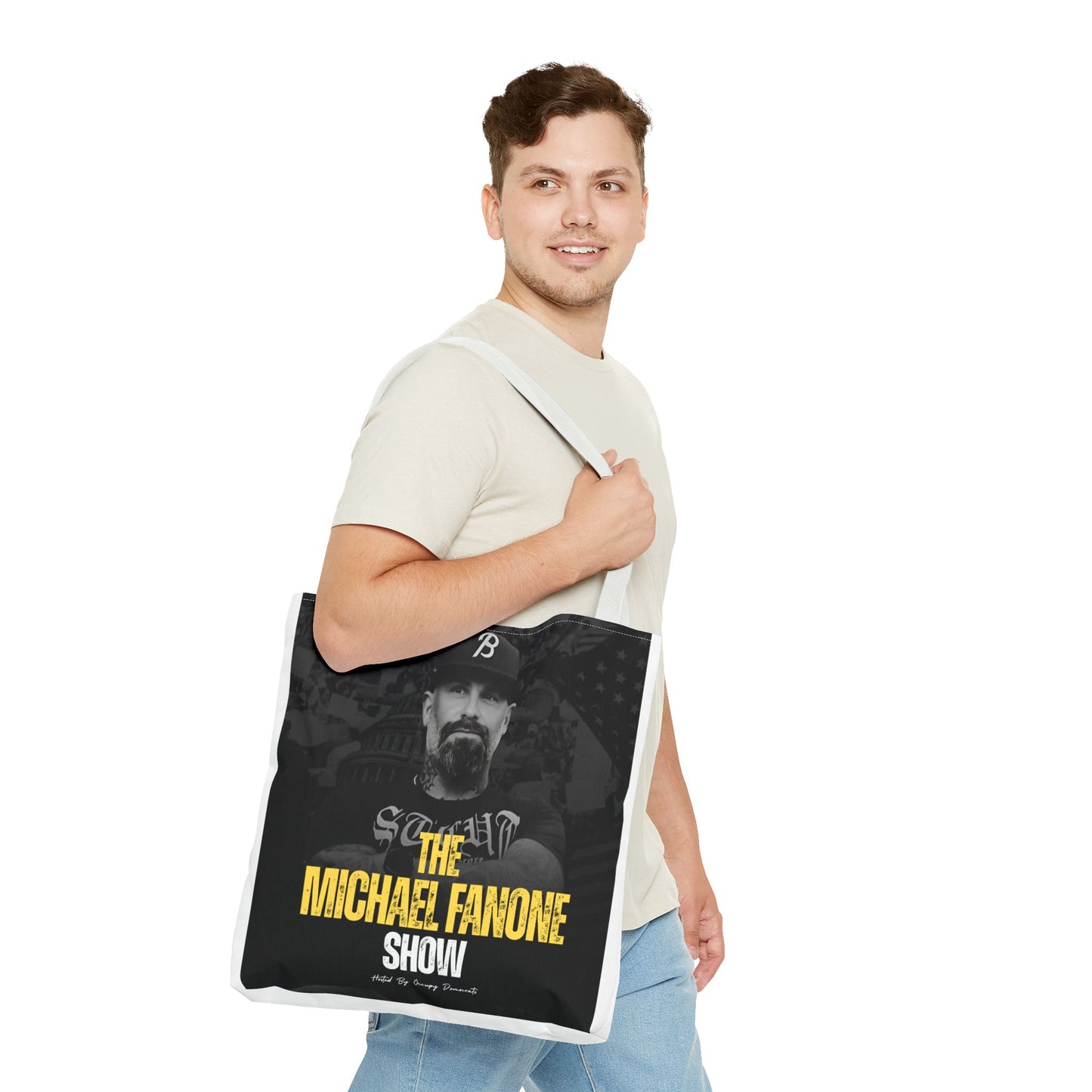 Michael Fanone Show Tote Bag | Stylish Shopping Bag, Gift for Fans, Reusable Grocery Tote, Lightweight Carryall, Unique Merchandise