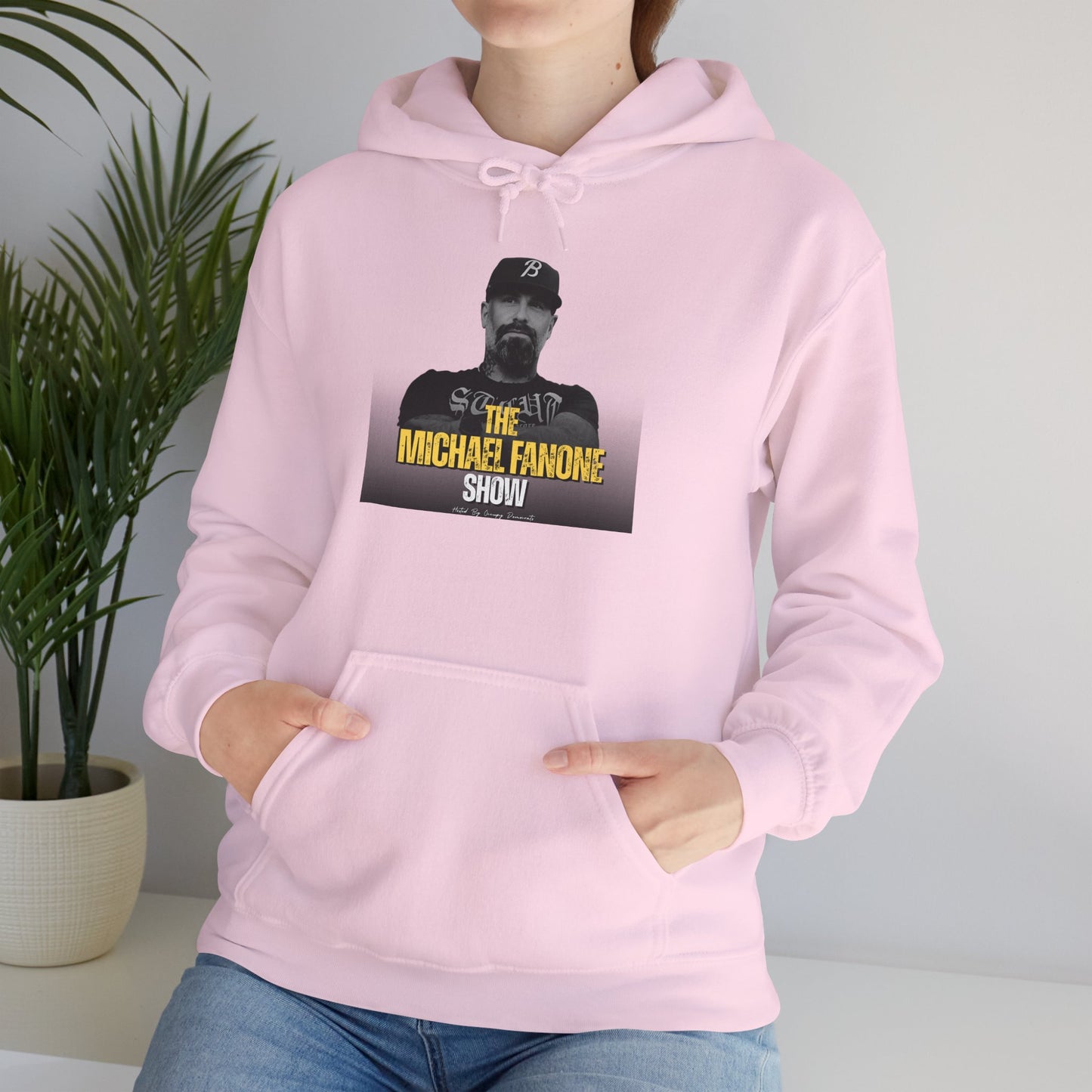 Michael Fanone Show Hoodie, Unisex Heavy Blend Sweatshirt, Cozy Gift for Fans, Comfortable Casual Wear, Perfect for Shows, Events
