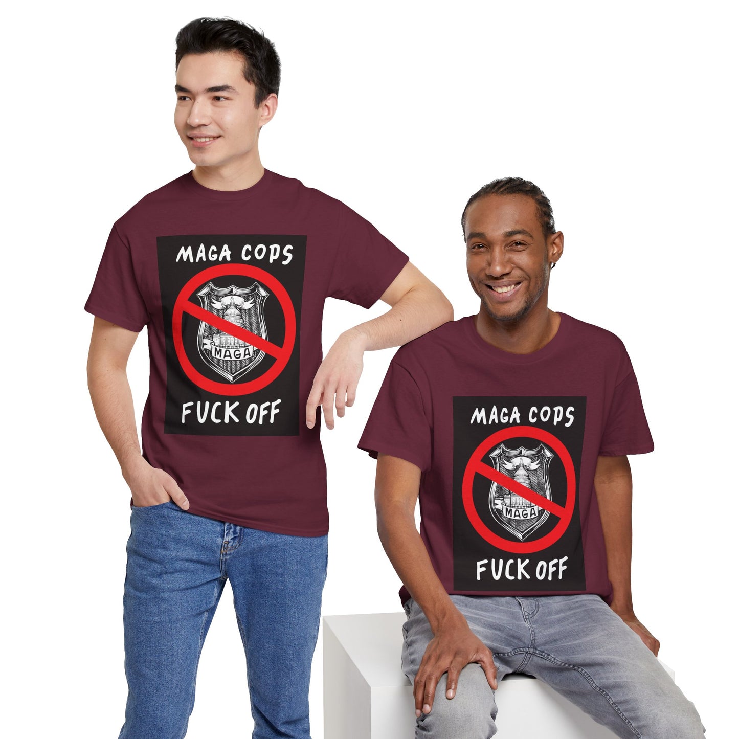 MAGA Cops Protest T-Shirt