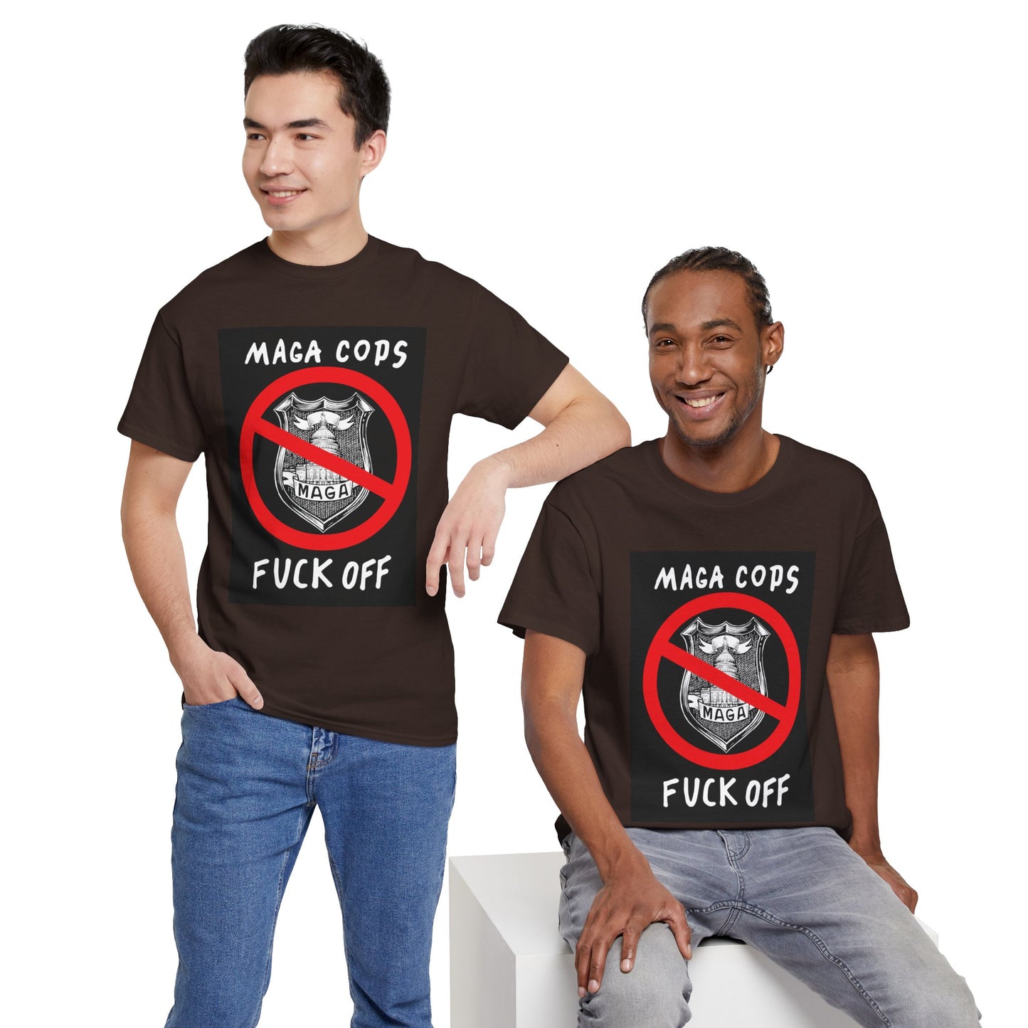 MAGA Cops Protest T-Shirt