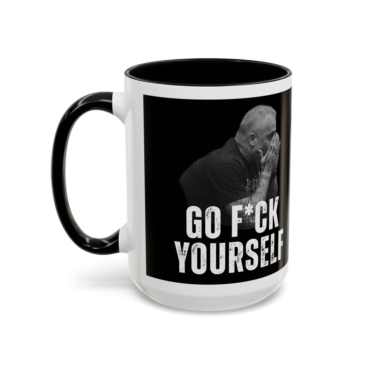 “Go F*ck Yourself” Michael Fanone Accent Coffee Mug (11oz, 15oz)**