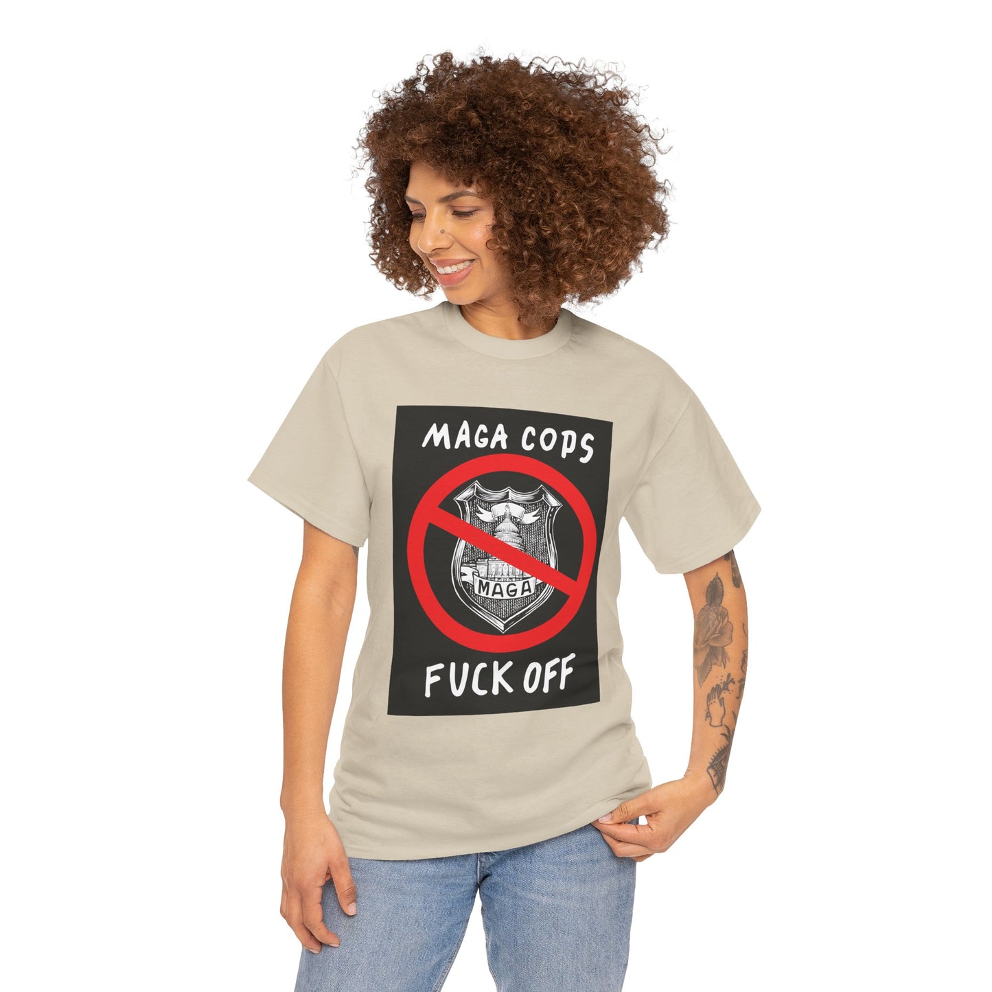 MAGA Cops Protest T-Shirt