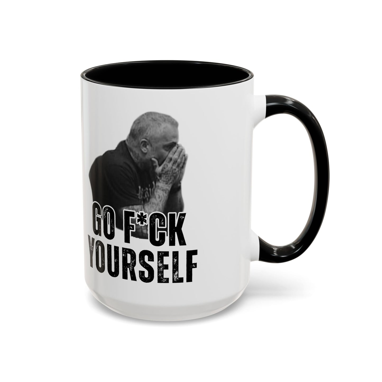 “Go F*ck Yourself” Michael Fanone Accent Coffee Mug (11oz, 15oz)**