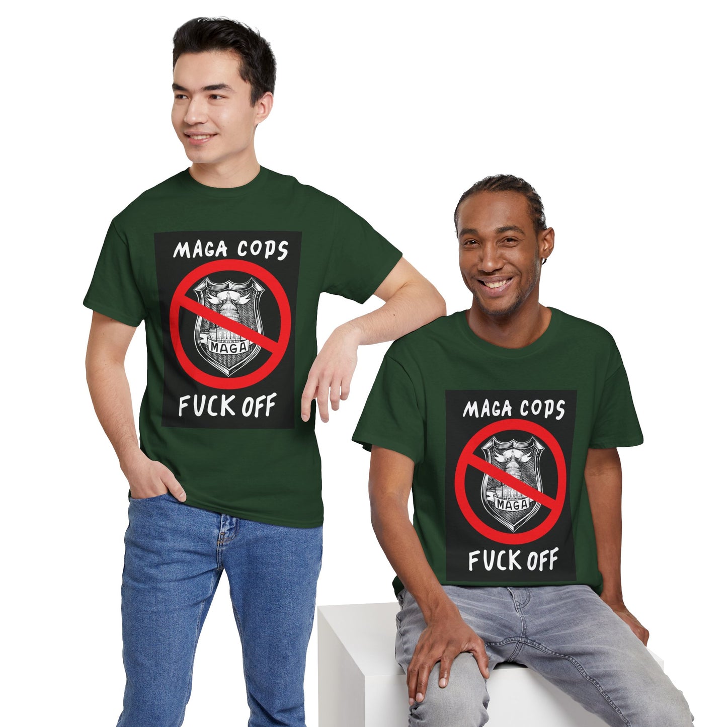 MAGA Cops Protest T-Shirt