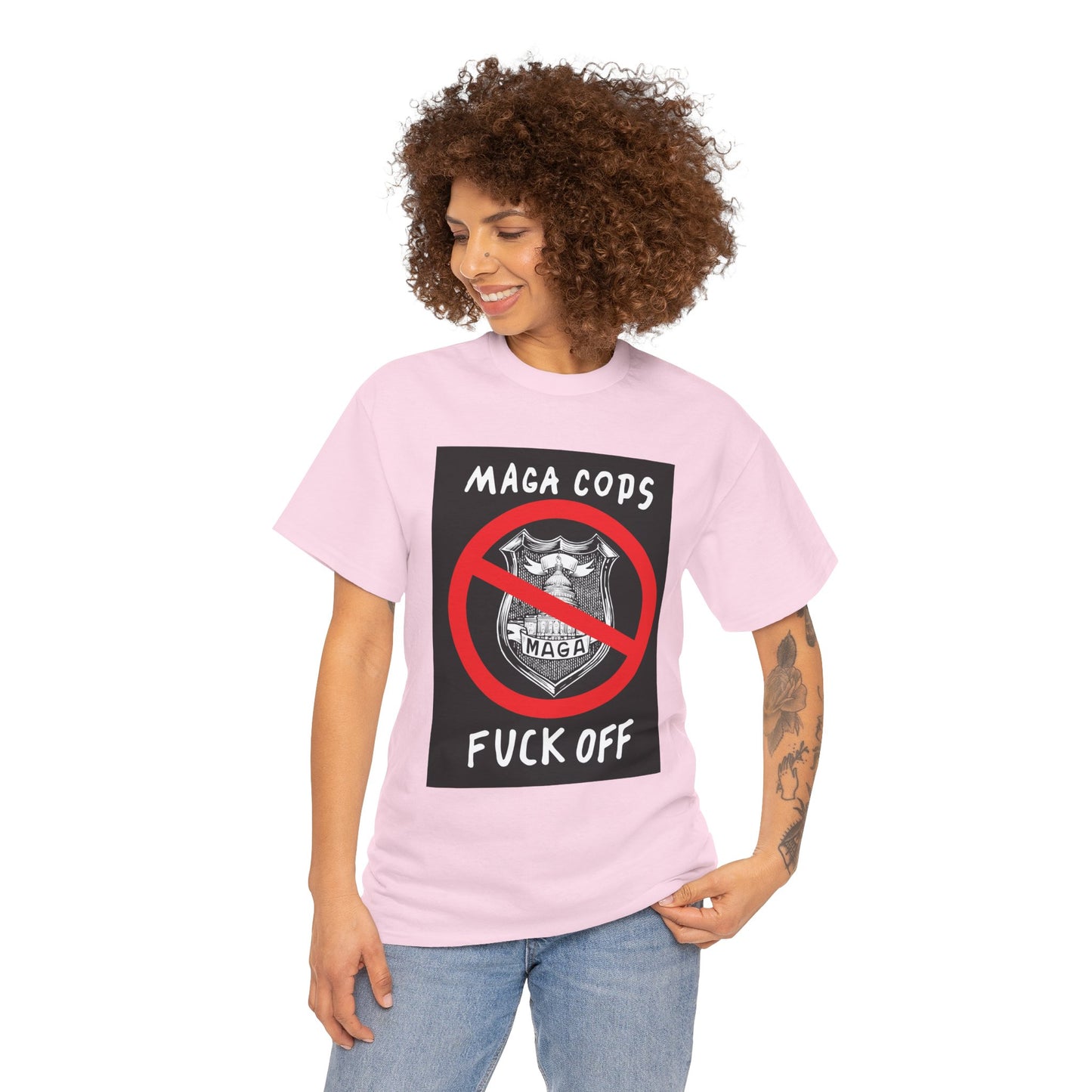 MAGA Cops Protest T-Shirt