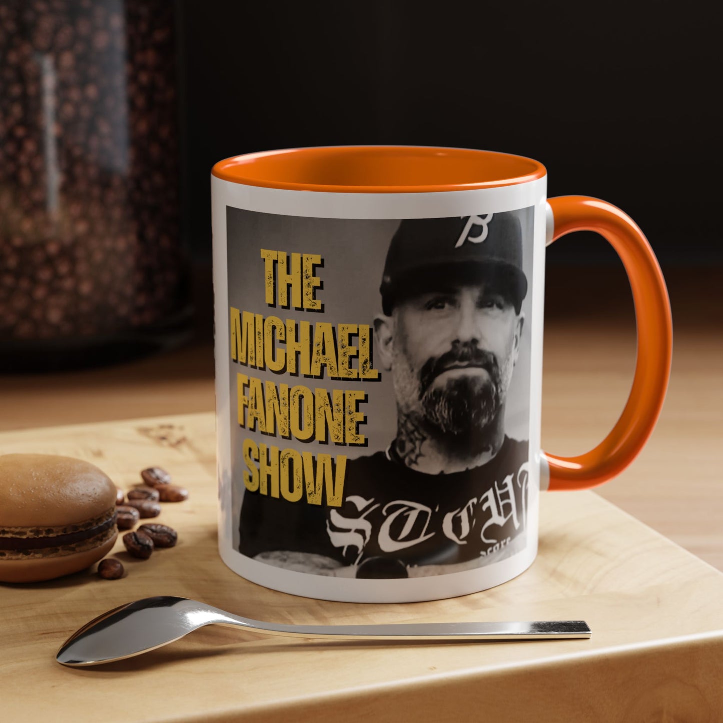 “History Will Take a Sh*t on Mike Pence’s Head” Accent Mug | Michael Fanone One-Liners