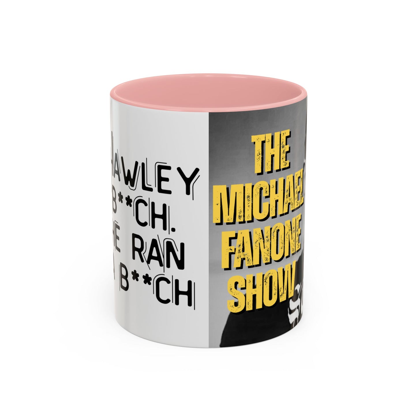 “Josh Hawley Ran Like a B**ch” Two-Tone Mug | Michael Fanone One-Liners