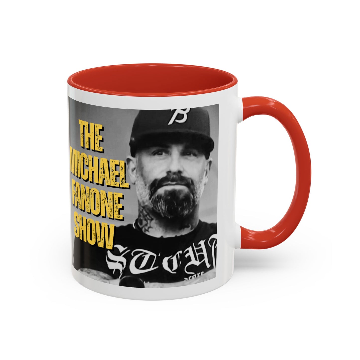 “History Will Take a Sh*t on Mike Pence’s Head” Accent Mug | Michael Fanone One-Liners