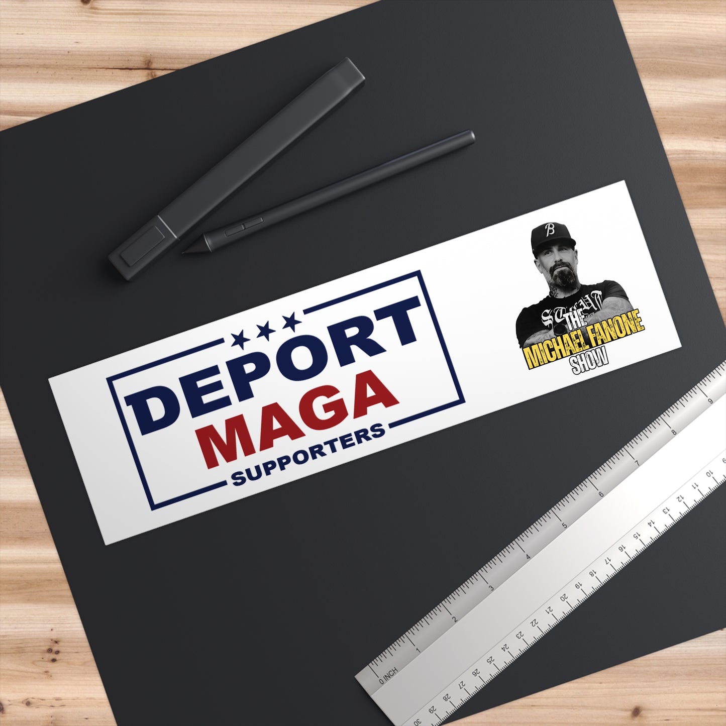 Deport MAGA Bumper Sticker | Michael Fanone Show — Patriotic Vinyl