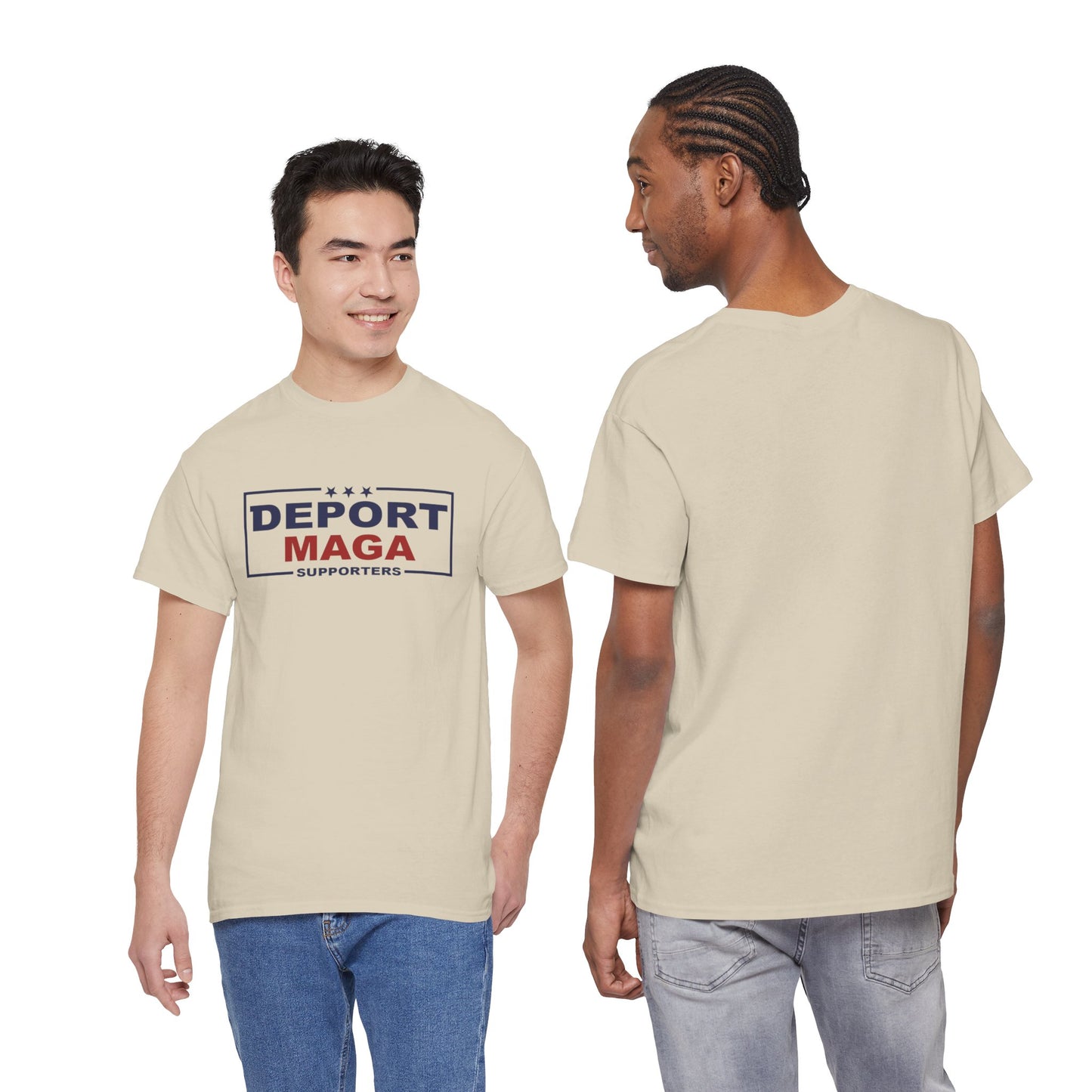 Deport MAGA Supporters Tee | Unisex Heavy Cotton — Michael Fanone