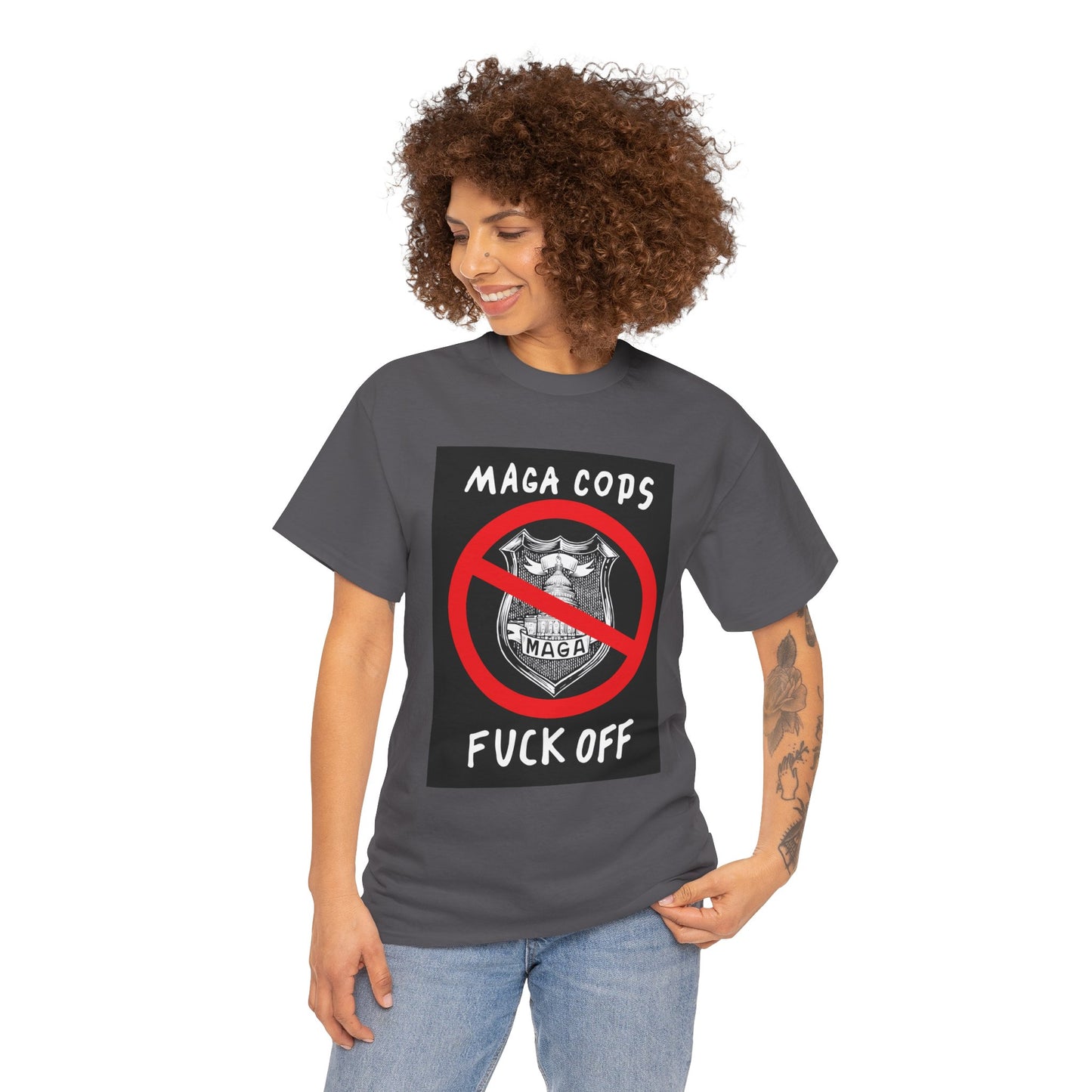 MAGA Cops Protest T-Shirt