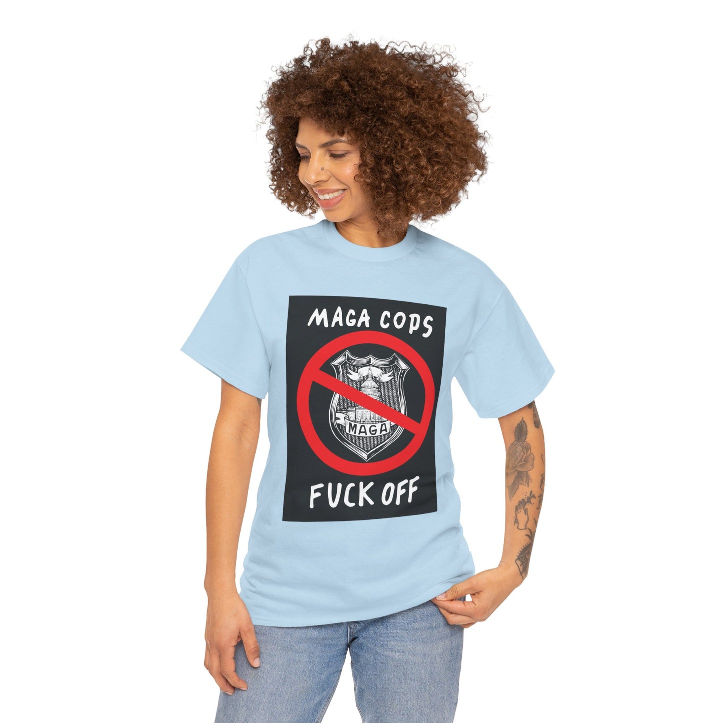 MAGA Cops Protest T-Shirt