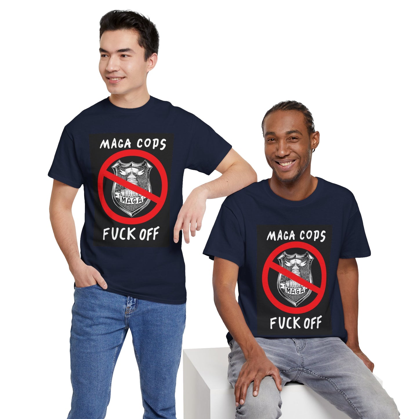 MAGA Cops Protest T-Shirt