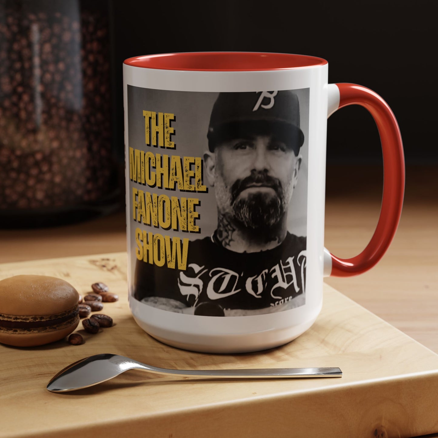 “History Will Take a Sh*t on Mike Pence’s Head” Accent Mug | Michael Fanone One-Liners