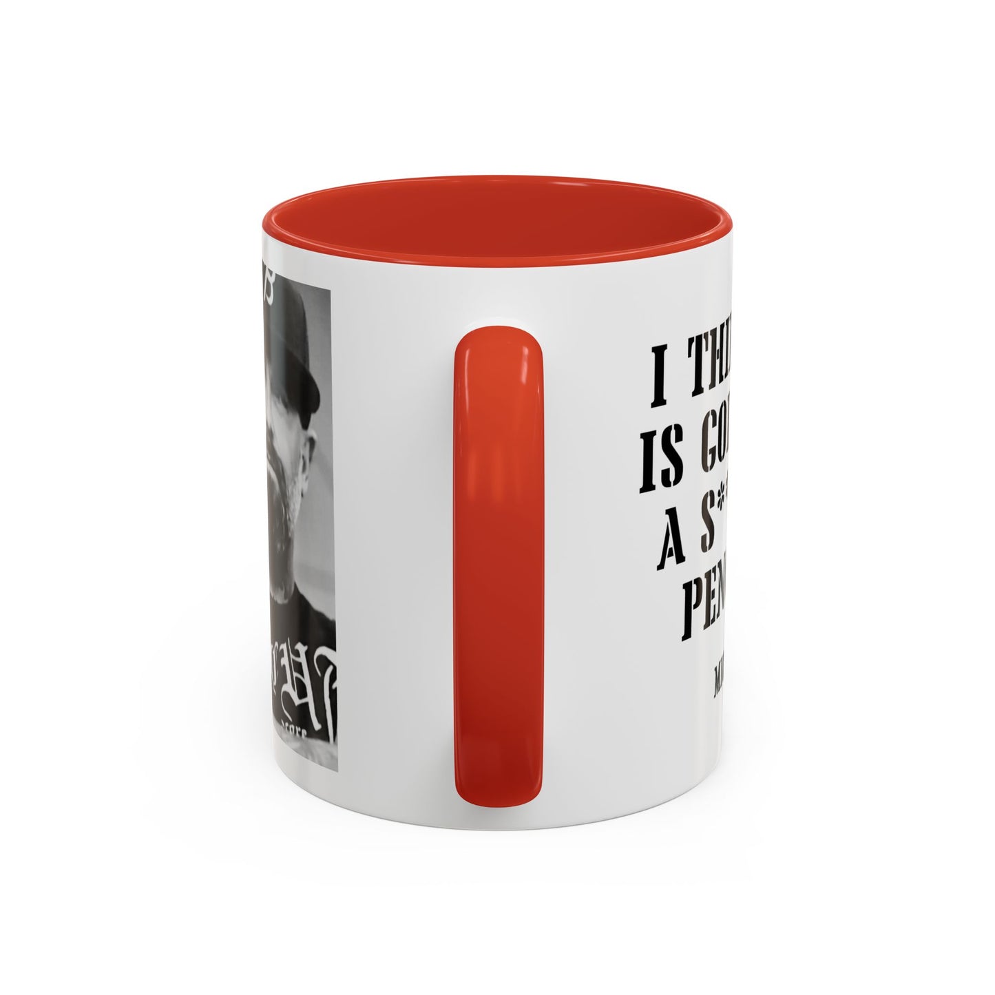 “History Will Take a Sh*t on Mike Pence’s Head” Accent Mug | Michael Fanone One-Liners