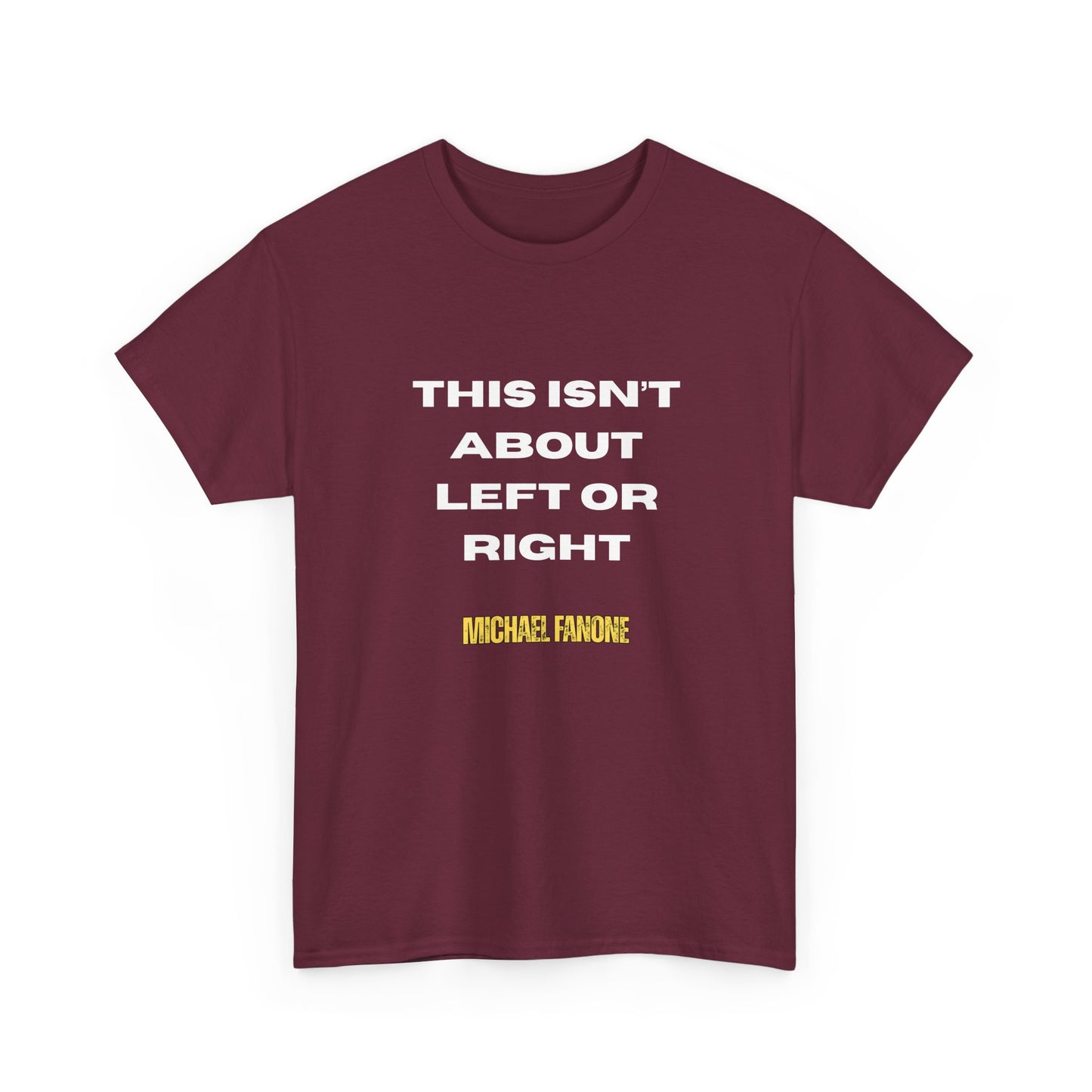This Isn’t About Left or Right Tee | Michael Fanone One-Liners